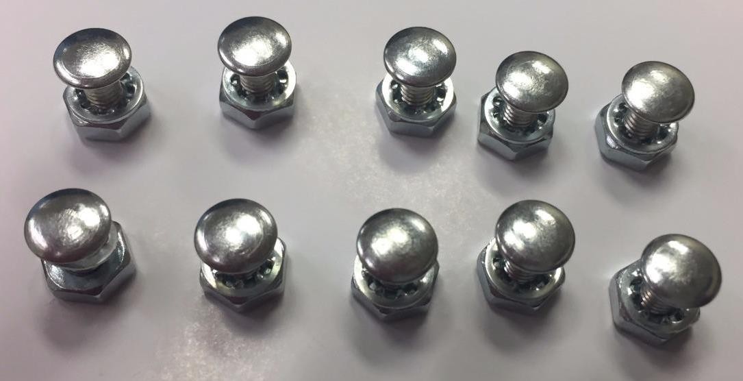 vintage bicycle fender brace SCREW RIVETS set of 10 Low Profile Looks Like STOCK vintage bicycle fender brace SCREW RIVETS set of 10 Low Profile Looks Like STOCK