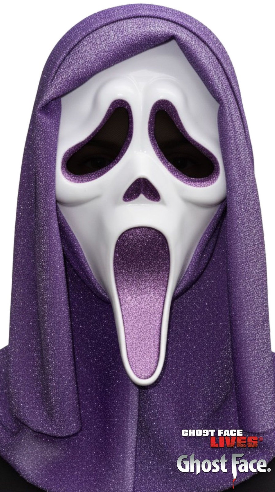 GhostFace Purple Lavender Glitter Mask Scream In Stock GhostFace Purple Lavender Glitter Mask Scream In Stock