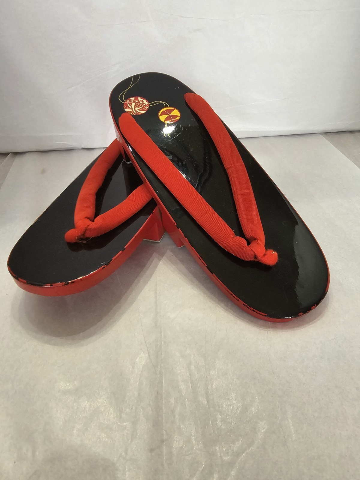 Antique Japanese Wooden Shoes Vintage Wear or Decor Antique Japanese Wooden Shoes Vintage Wear or Decor