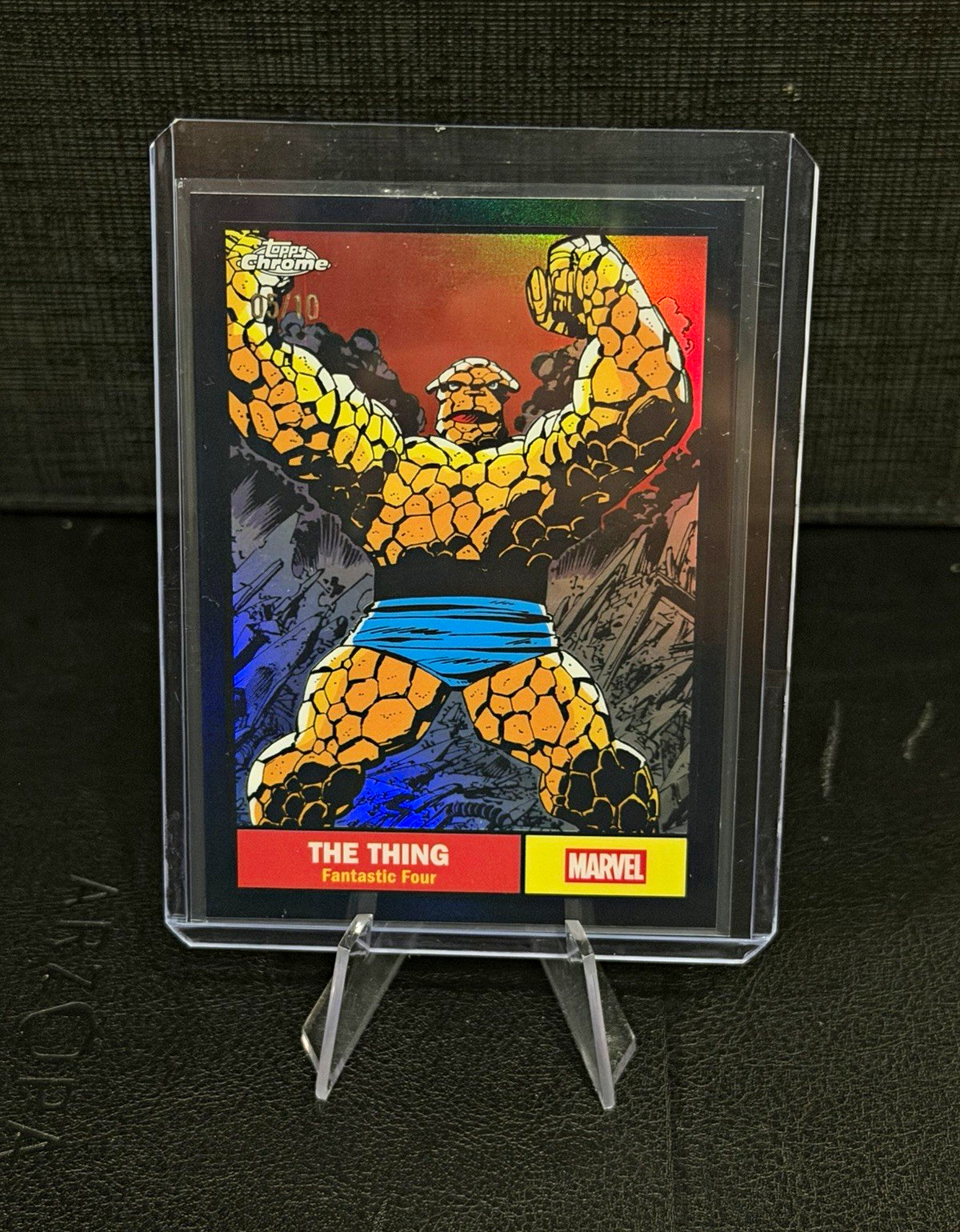 2025-26 Topps Chrome Marvel Fantastic Four The Thing TP-02  Patrimony /1 Clean