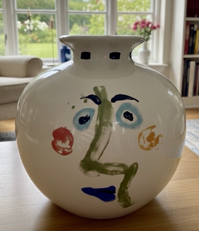 Picasso Living Face Vase 1963 •Masterpiece Editions Ltd © 1996 Portugal •10.5” Picasso Living Face Vase 1963 •Masterpiece Editions Ltd © 1996 Portugal •10.5”