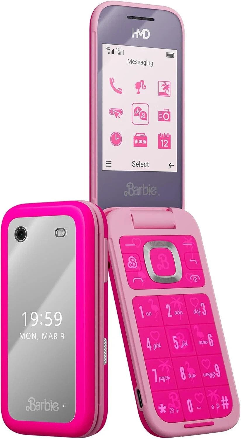 Barbie Phone | Flip | Unlocked | International Version | Pink Barbie Phone | Flip | Unlocked | International Version | Pink