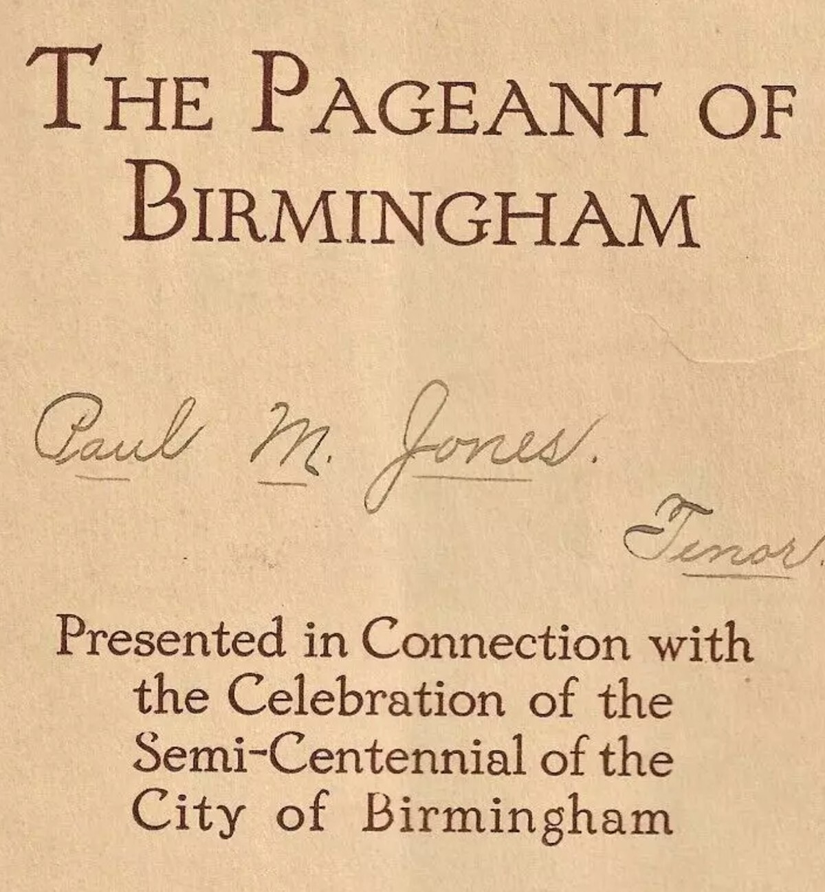 1921 birmingham alabama historical pageant held at Avondale Park; script etc. 1921 birmingham alabama historical pageant held at Avondale Park; script etc.