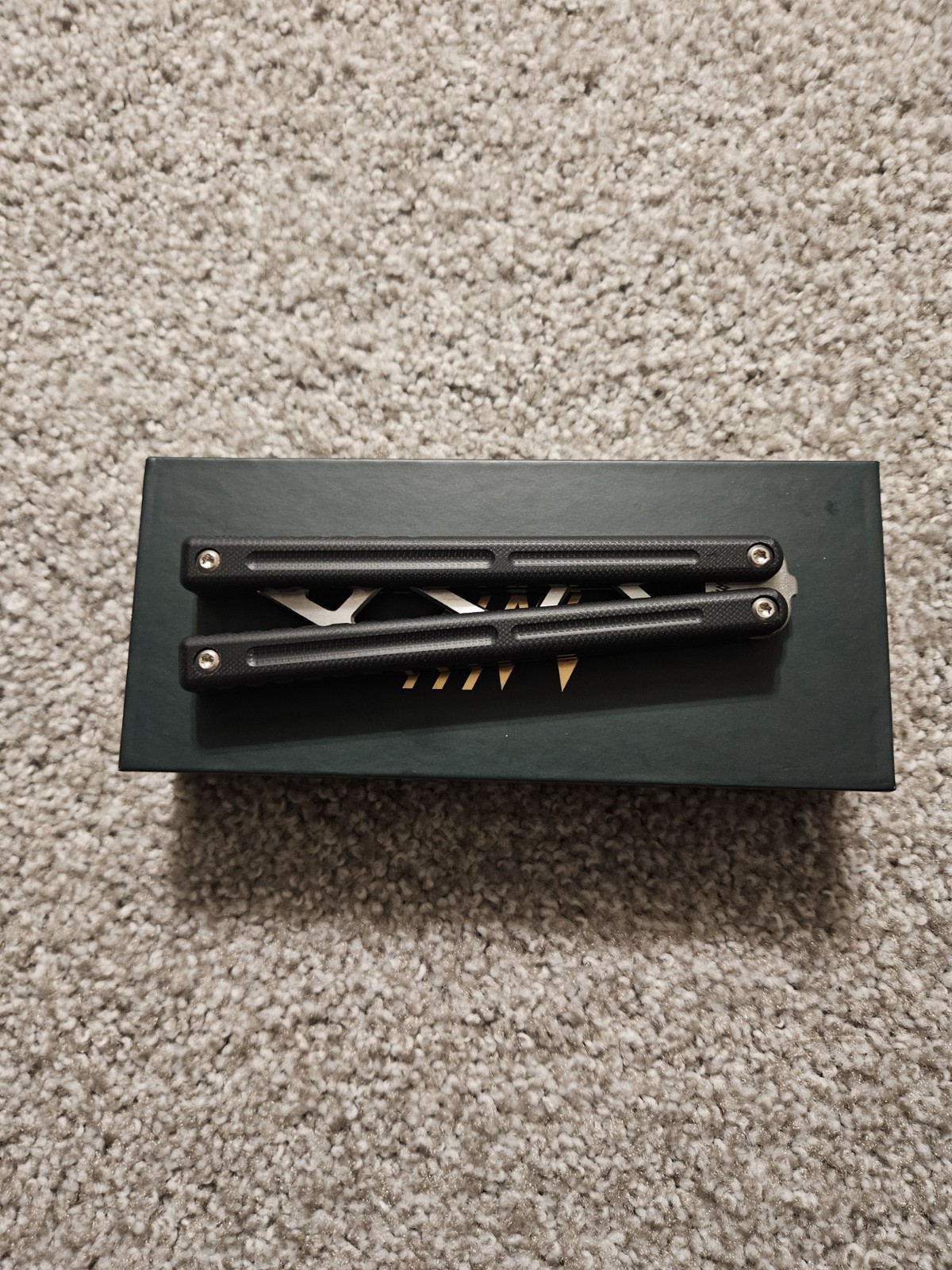 Thomas Balisong Refault, G10 And S35 Vn Steel Training Flipper