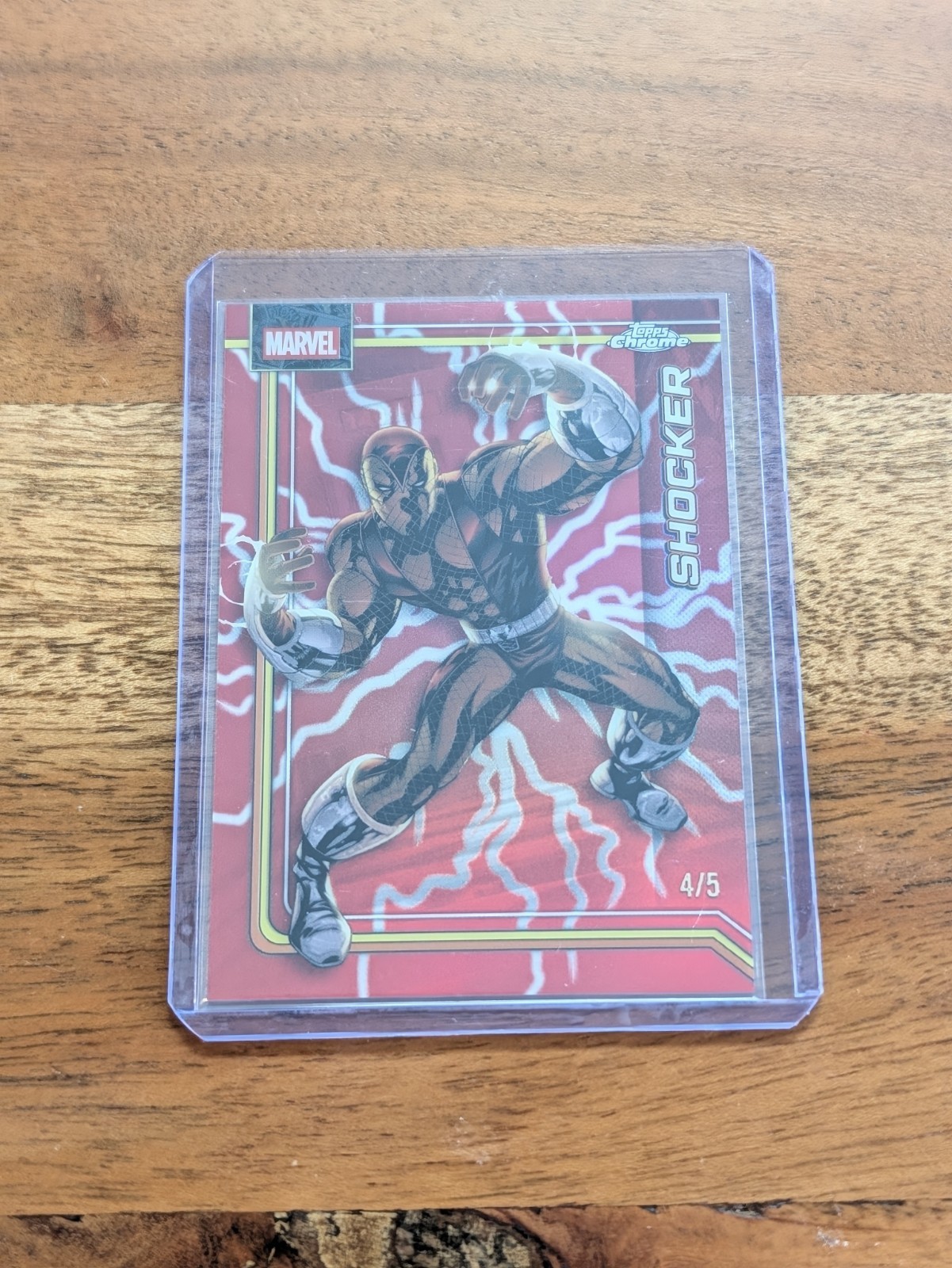 2026 Topps Marvel Chrome Shocker /5 Red Storms Lightning 2026 Topps Marvel Chrome Shocker /5 Red Storms Lightning
