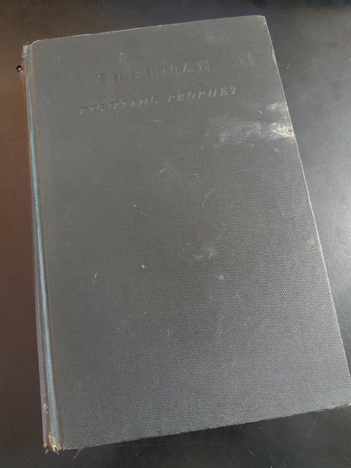 Sherman Fighting Prophet (1932 Lloyd Lewis) First Edition, Civil War Black Book