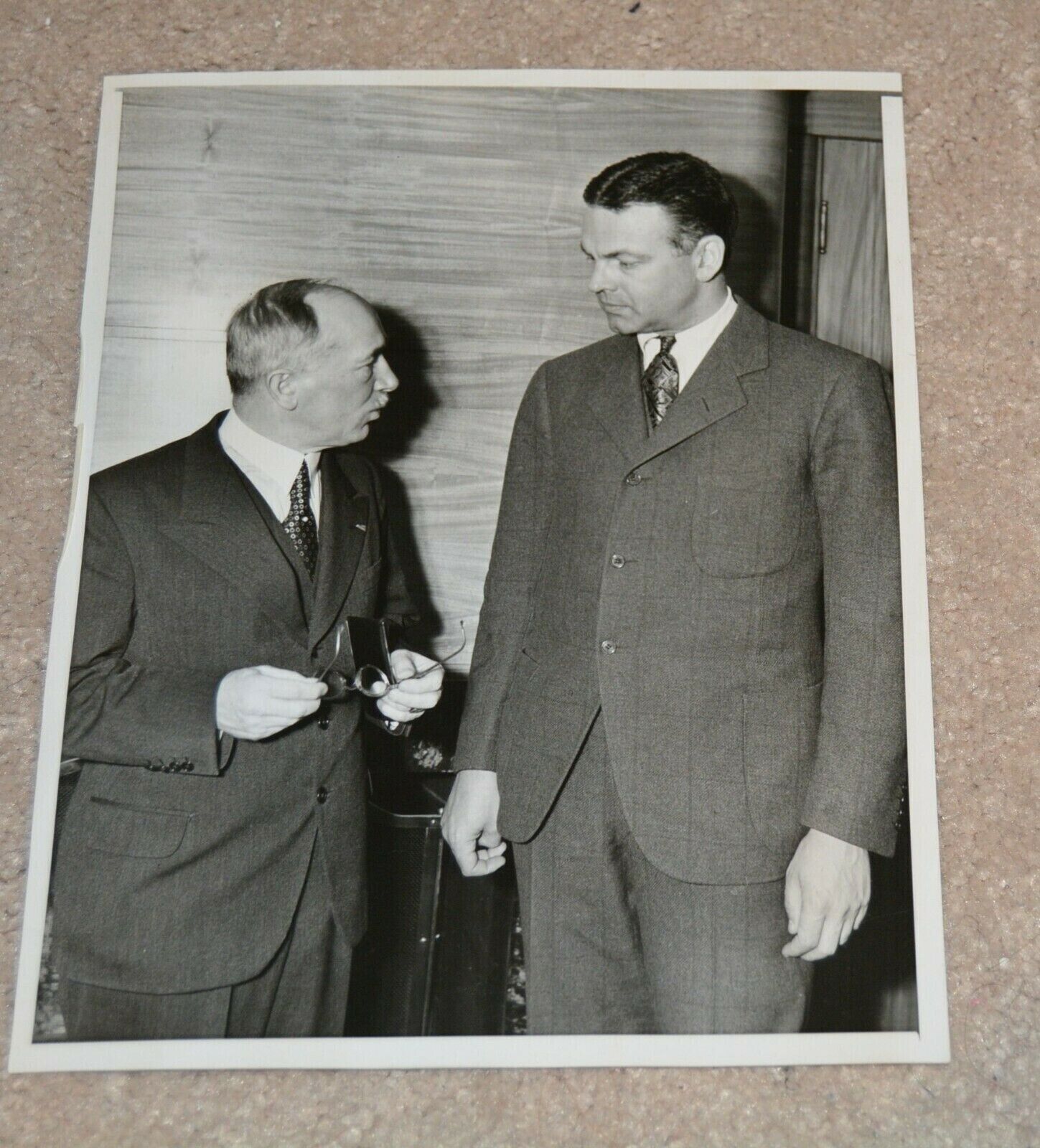 President Edvard Beneš Czechoslovakia  Press Photo VTG vintage Original Rare