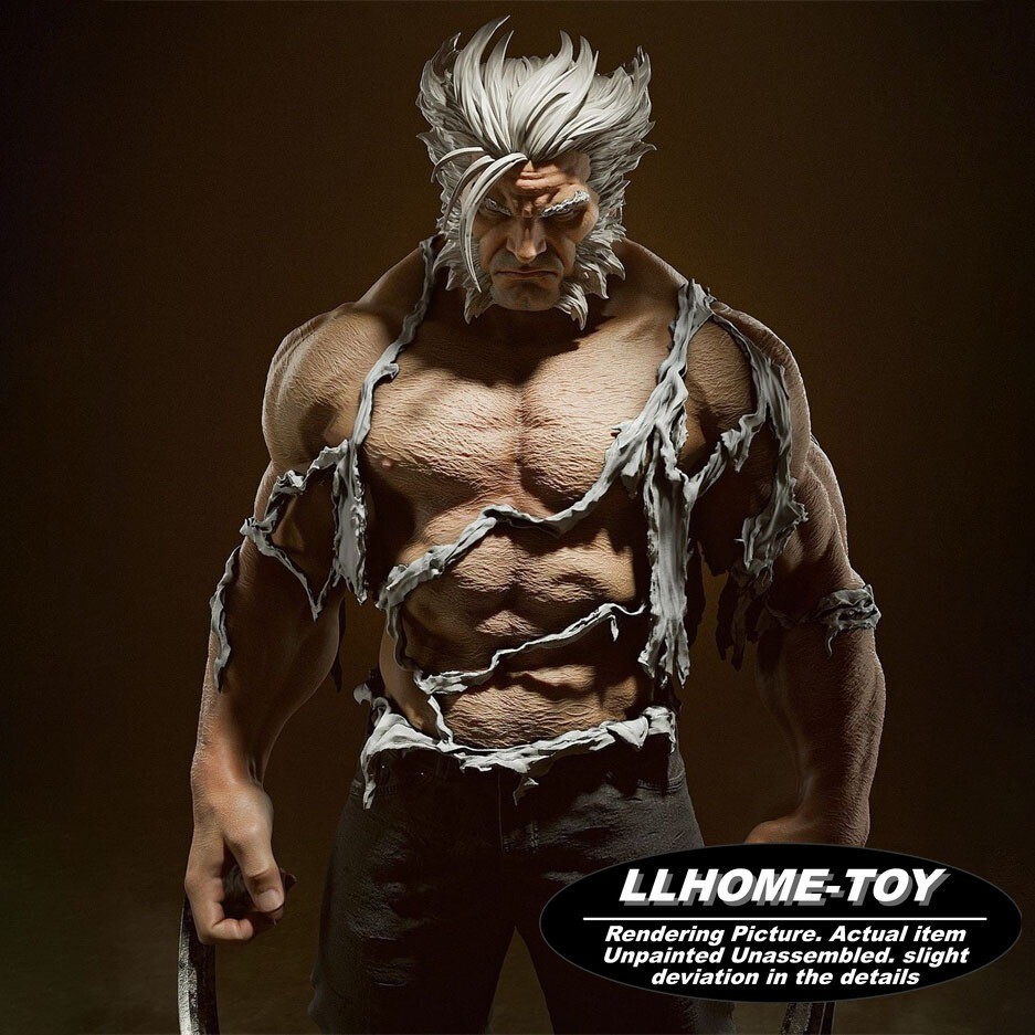 Logan Wolverine 1/6 33CM 3D Print Model Kit Unpainted Unassembled GK Figure Logan Wolverine 1/6 33CM 3D Print Model Kit Unpainted Unassembled GK Figure