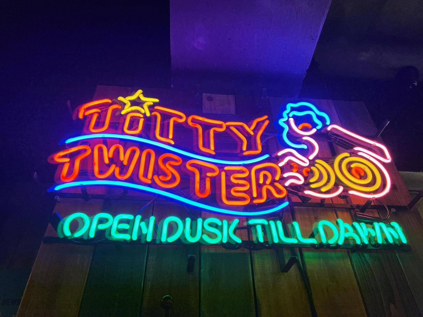Titty Twister Open Dusk Till Dawn 24"x20" Neon Sign Light Lamp Bar Pub Decor Titty Twister Open Dusk Till Dawn 24"x20" Neon Sign Light Lamp Bar Pub Decor