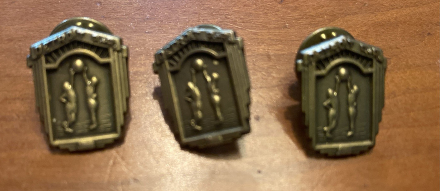 Vintage 1959 Basketball Charm - lot of 3