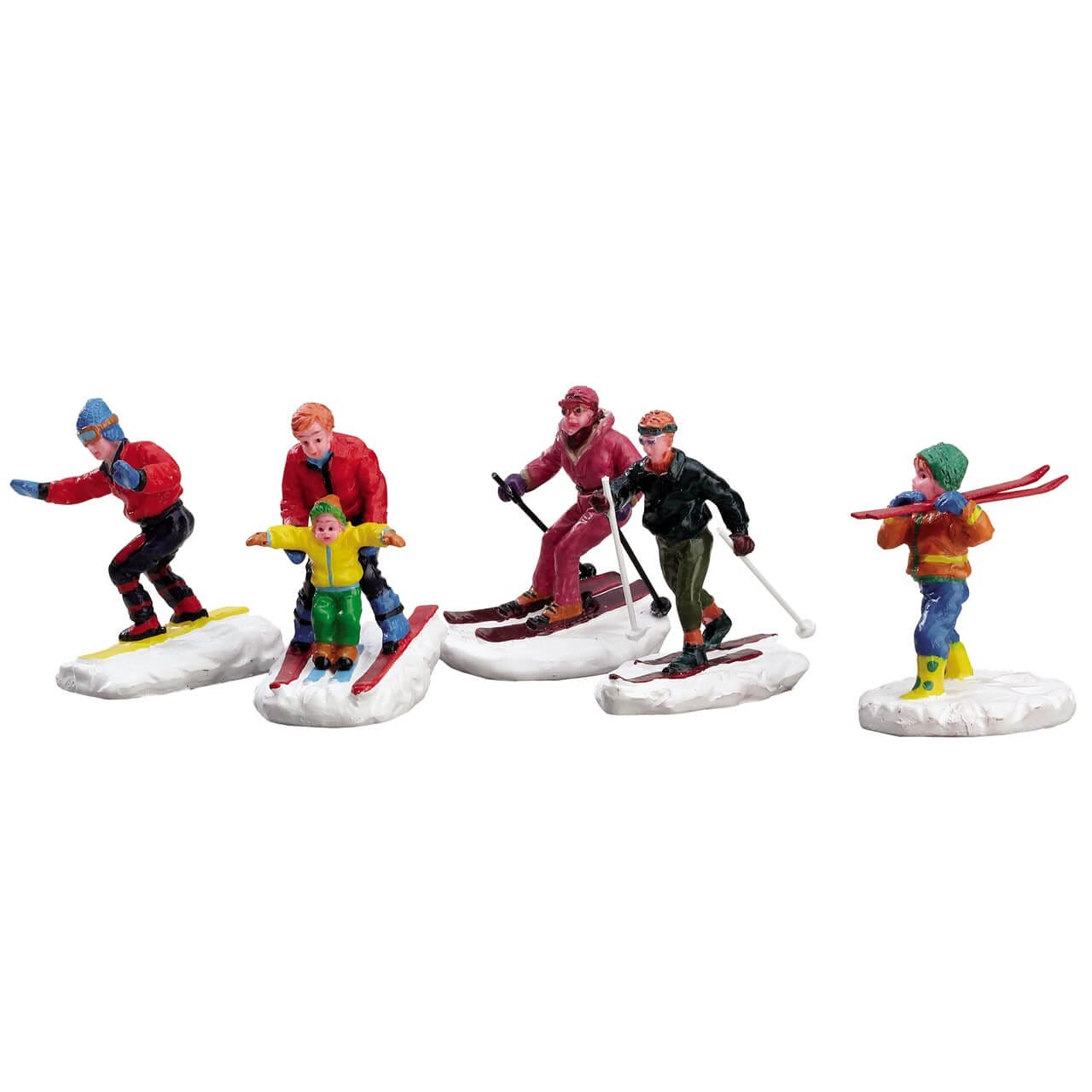 Lemax Winter Fun Figurines, Set Of 5 92357 Lemax Winter Fun Figurines, Set Of 5 92357