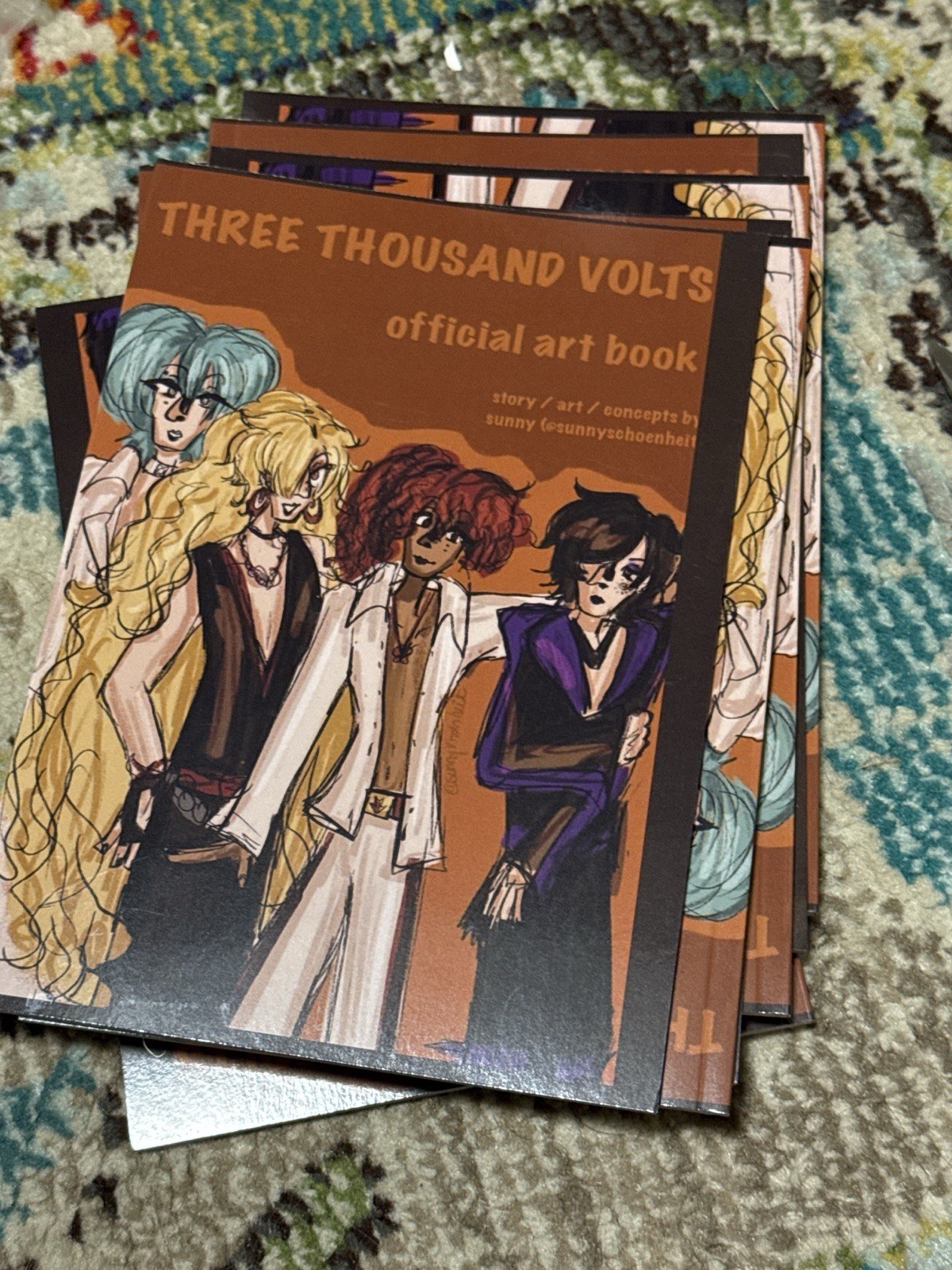 THREE THOUSAND VOLTS official artbook 5x7, 40 pages THREE THOUSAND VOLTS official artbook 5x7, 40 pages