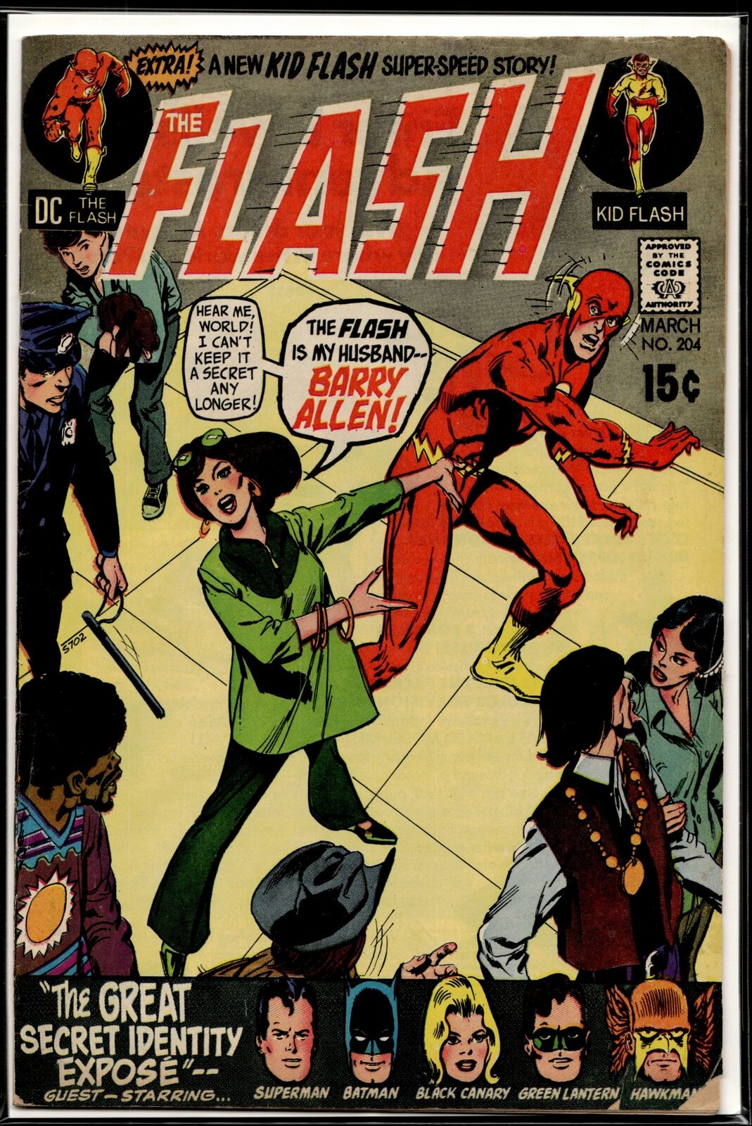 1971 Flash #204 DC Comic