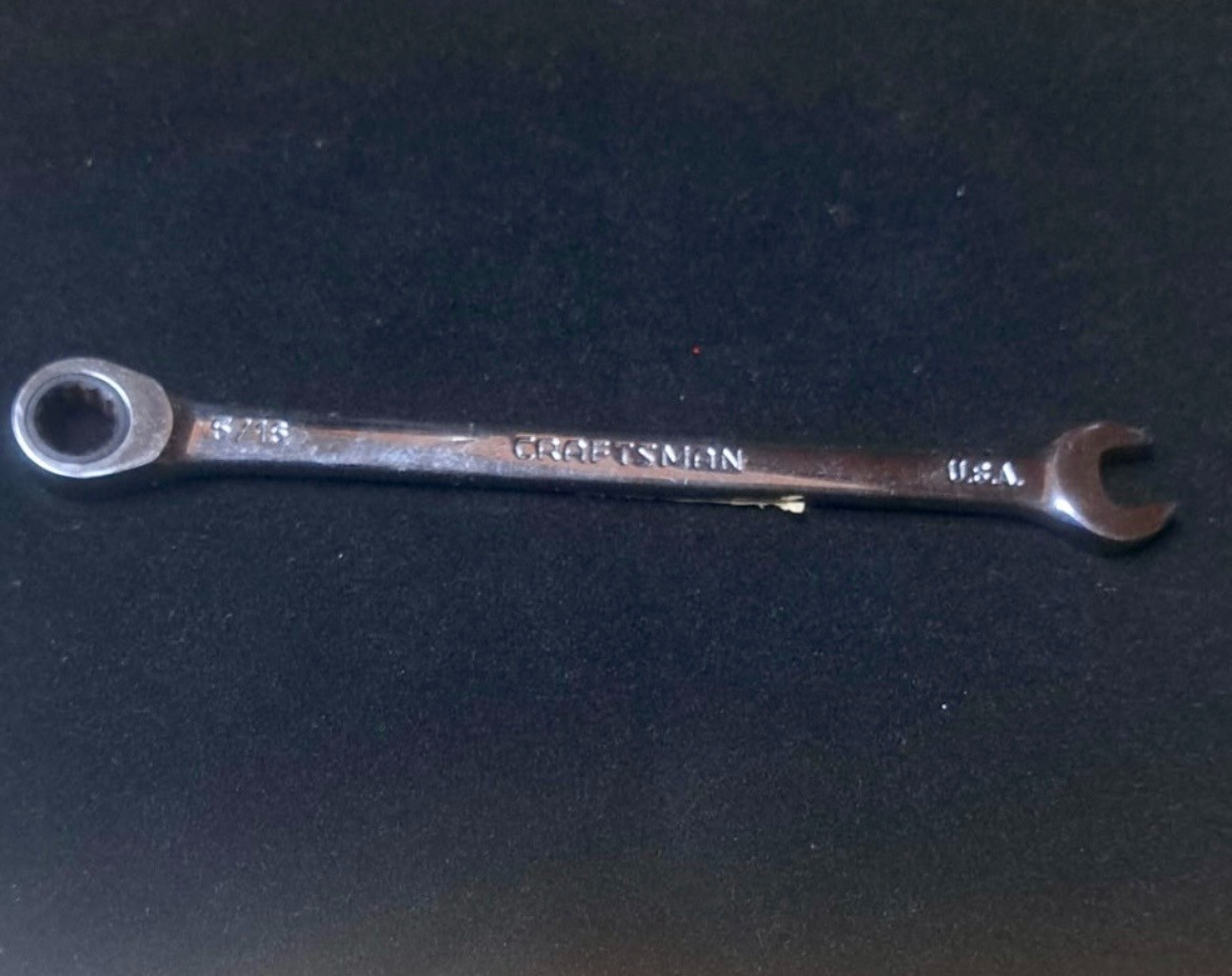 craftsman usa 5/16" combination wrench 12 point vintage nos w/original tag craftsman usa 5/16" combination wrench 12 point vintage nos w/original tag
