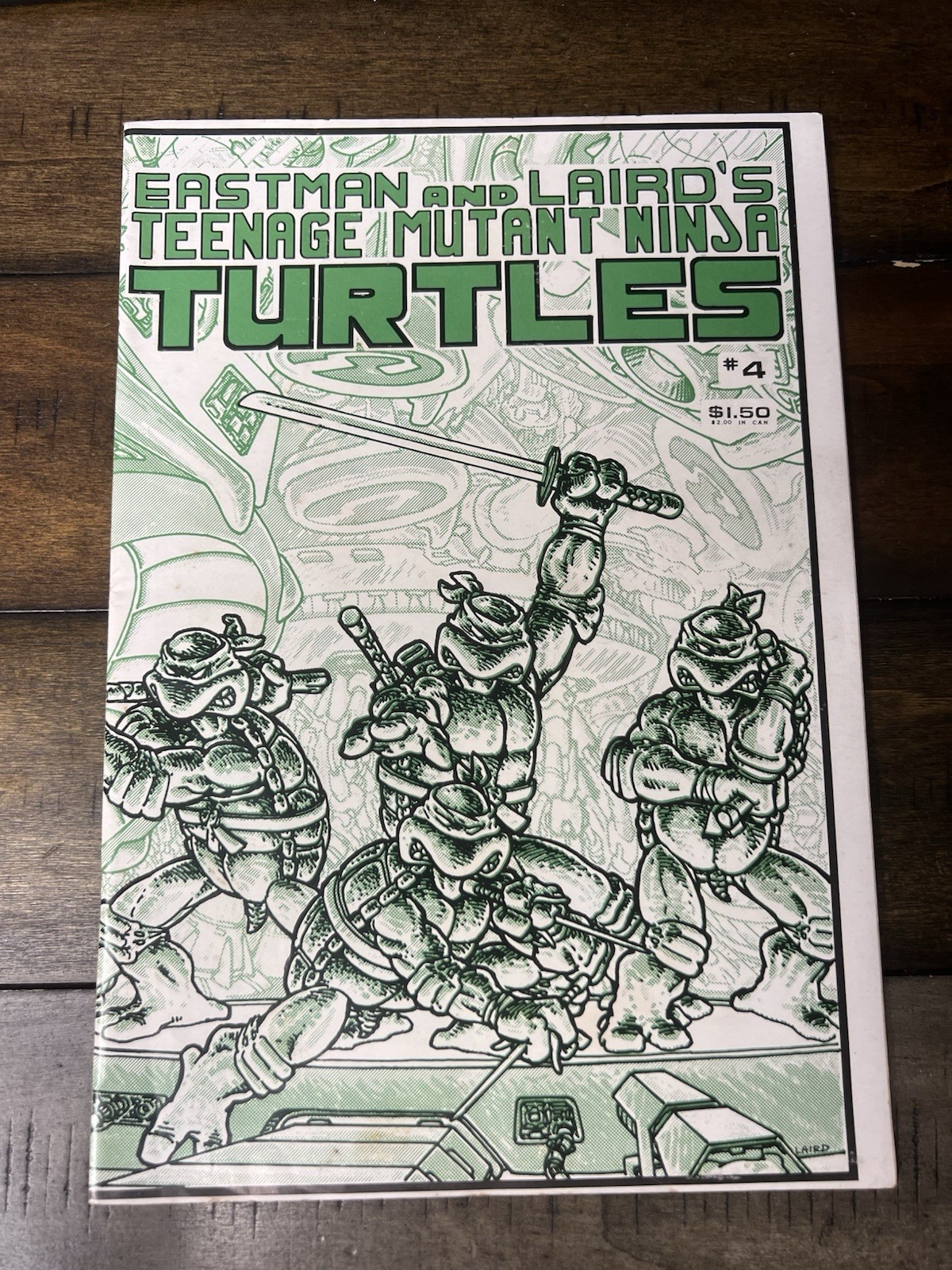 Teenage Mutant Ninja Turtles #4 Mirage Studios 1985 Eastman Laird 1st Print Teenage Mutant Ninja Turtles #4 Mirage Studios 1985 Eastman Laird 1st Print