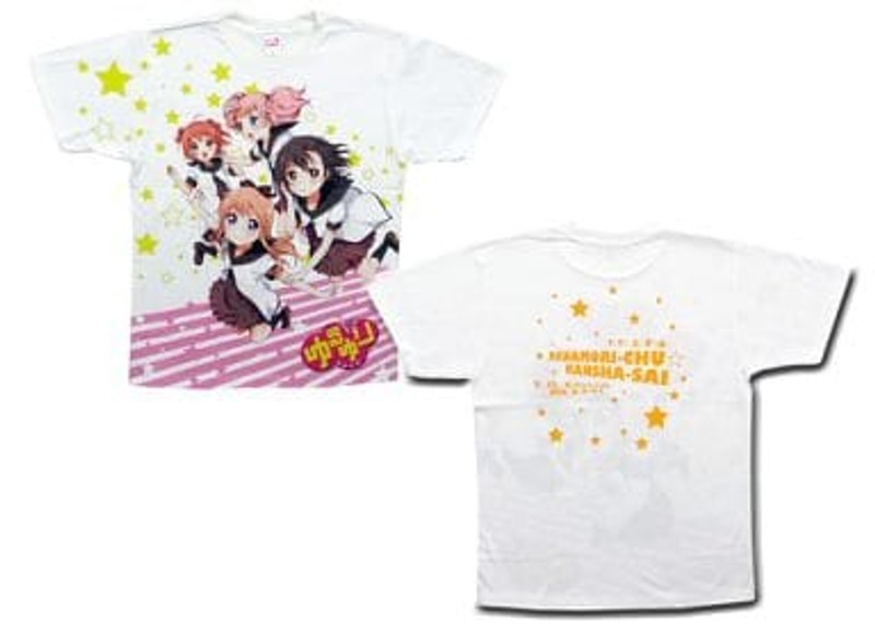 YuruYuri Goraku-bu T-Shirt L Size 39FES Nanamori Chu Kanshasai Japan YuruYuri Goraku-bu T-Shirt L Size 39FES Nanamori Chu Kanshasai Japan