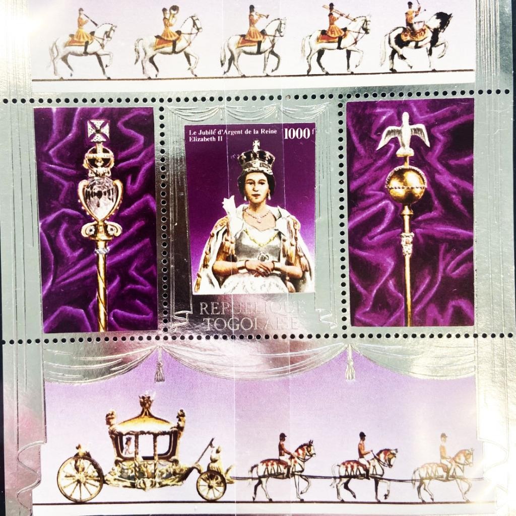 Antique Queen Elizabeth Stamp Book COLLECTION 100+ Pgs PRISTINE Silver Jubilee Antique Queen Elizabeth Stamp Book COLLECTION 100+ Pgs PRISTINE Silver Jubilee