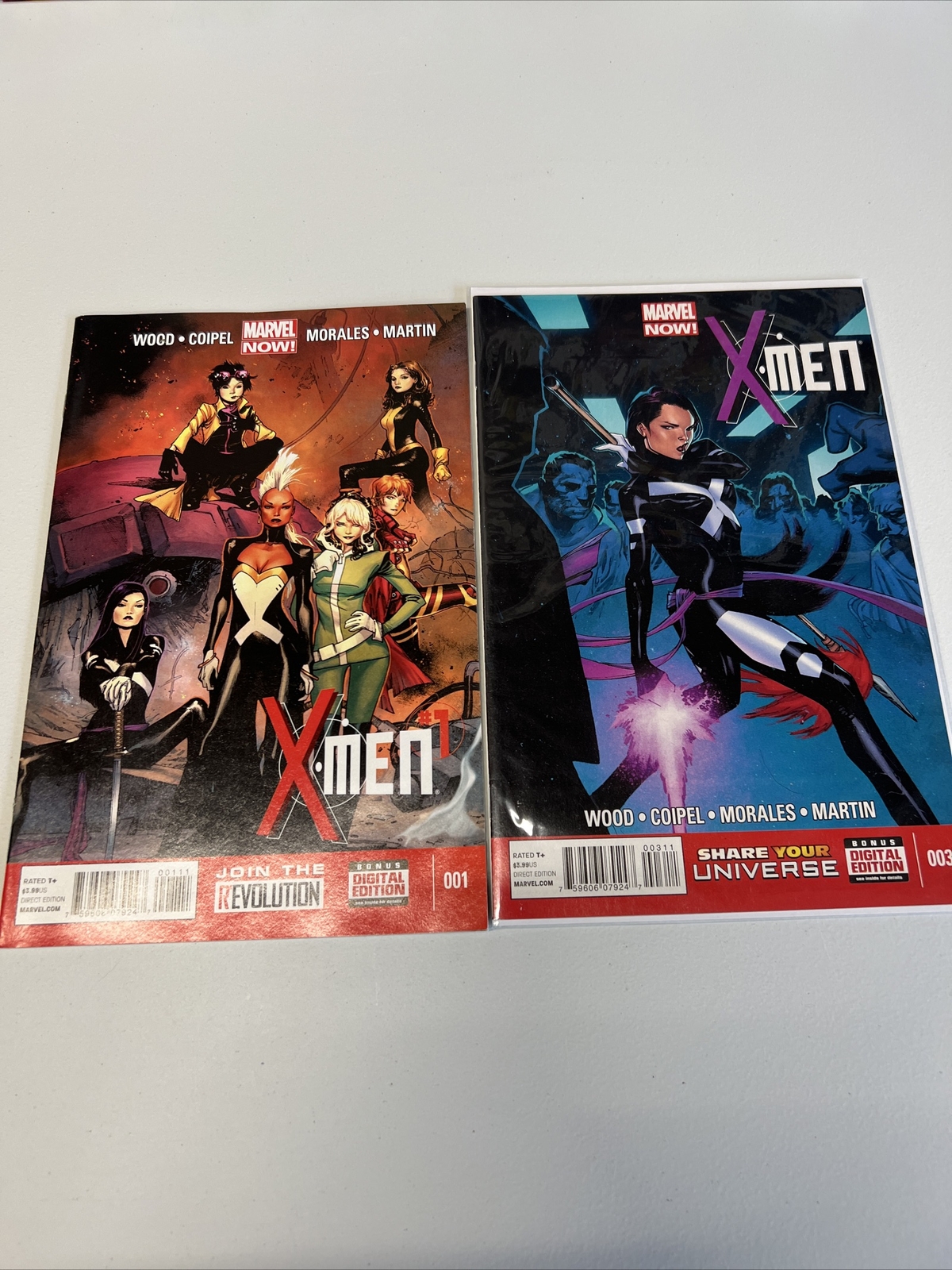 X-MEN MARVEL NOW Comics #001 #003 X-MEN MARVEL NOW Comics #001 #003