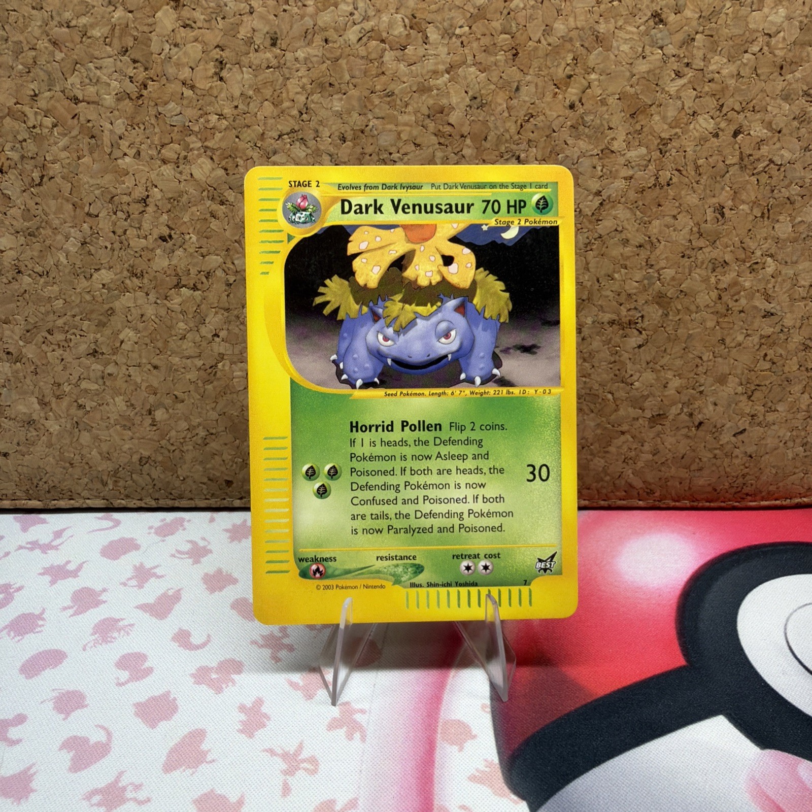Dark Venusaur #7 NM - 2003 WOTC Best Of Game Promo Pokemon TCG Dark Venusaur #7 NM - 2003 WOTC Best Of Game Promo Pokemon TCG