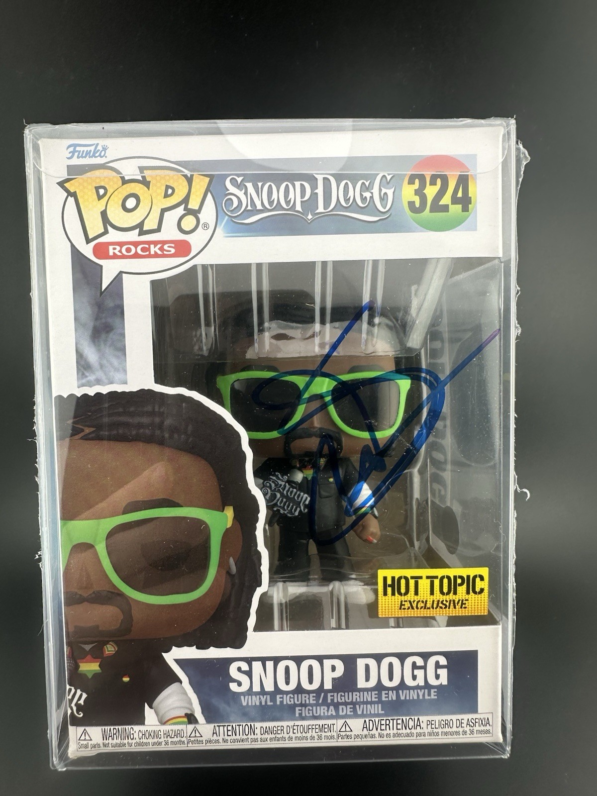 SNOOP DOGG SIGNED FUNKO POP HOT TOPIC EXCLUSIVE FIGURE #324 BECKETT COA SNOOP DOGG SIGNED FUNKO POP HOT TOPIC EXCLUSIVE FIGURE #324 BECKETT COA