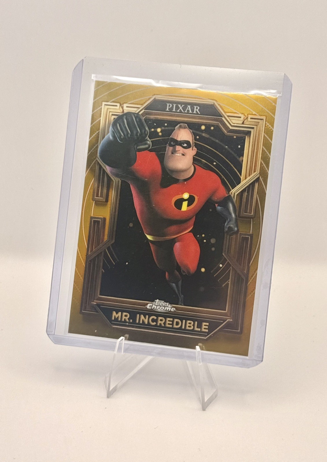2025 Topps Disney Pixar Gold The Incredibles Mr. Incredible #29 2025 Topps Disney Pixar Gold The Incredibles Mr. Incredible #29