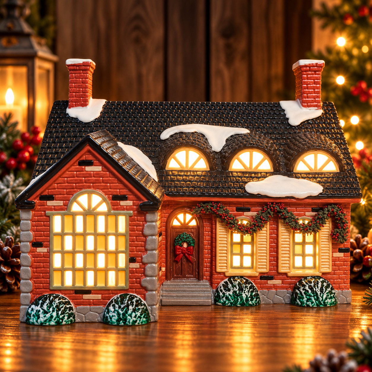 Dept 56 Snow Village Stonehurst House 1988 #51403 Retired Lighted Original Box Dept 56 Snow Village Stonehurst House 1988 #51403 Retired Lighted Original Box