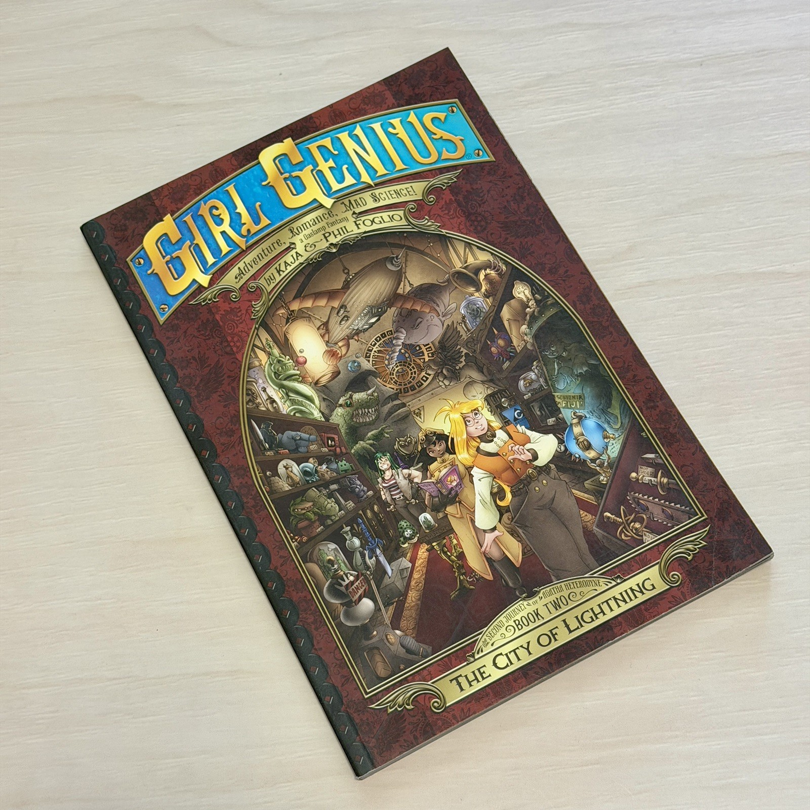 Girl Genius: Second Journey Book 2: The City of Lightning Kaja & Phil Foglio EUC Girl Genius: Second Journey Book 2: The City of Lightning Kaja & Phil Foglio EUC
