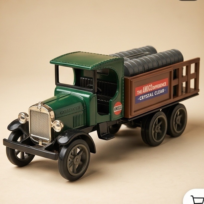 Amoco 1925 Kenworth Stake Truck Diecast Metal Bank Limited Edition 1993 Ertl Amoco 1925 Kenworth Stake Truck Diecast Metal Bank Limited Edition 1993 Ertl