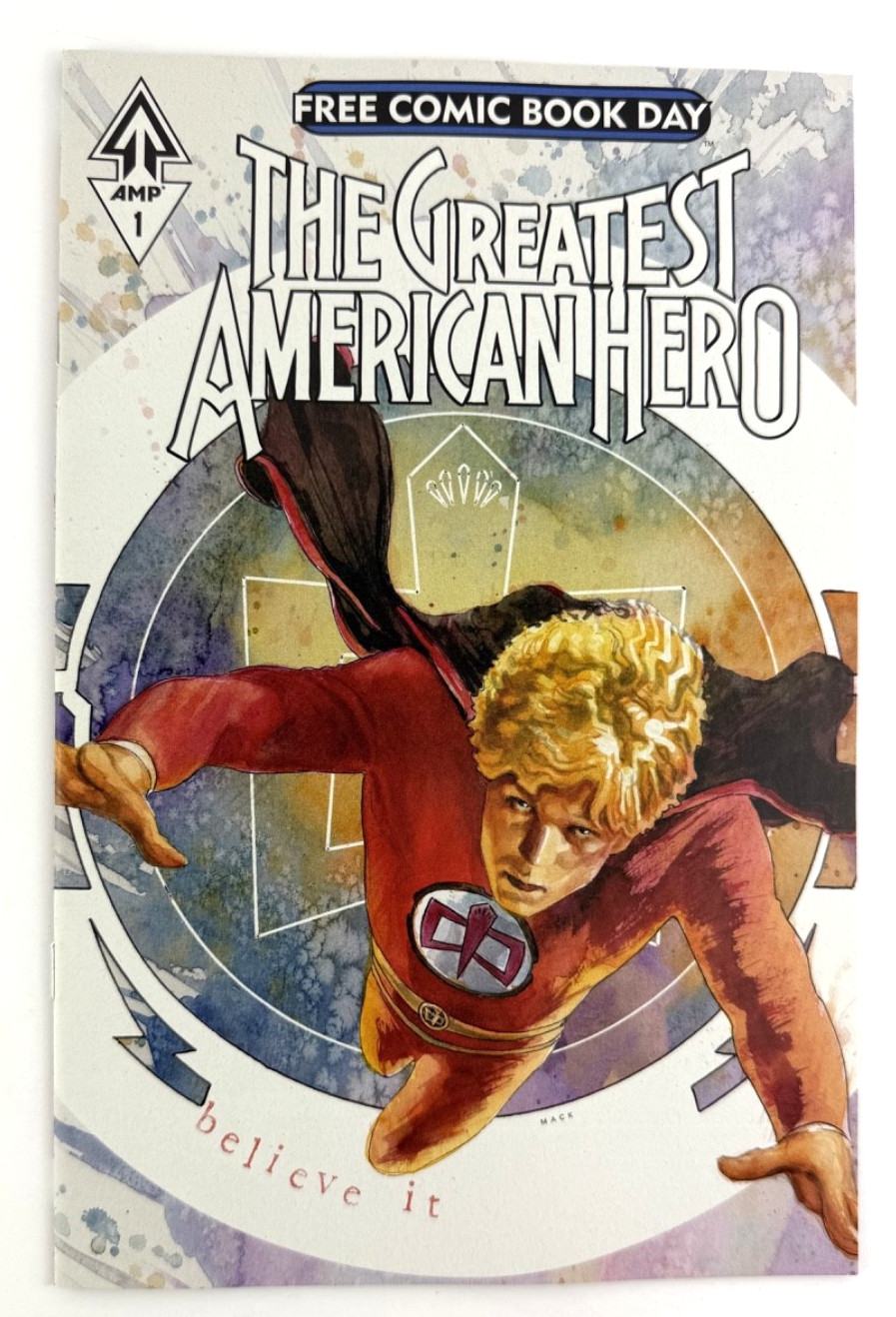 The Greatest American Hero #1 AMP Comics Free Comic Book Day 2026 FCBD The Greatest American Hero #1 AMP Comics Free Comic Book Day 2026 FCBD