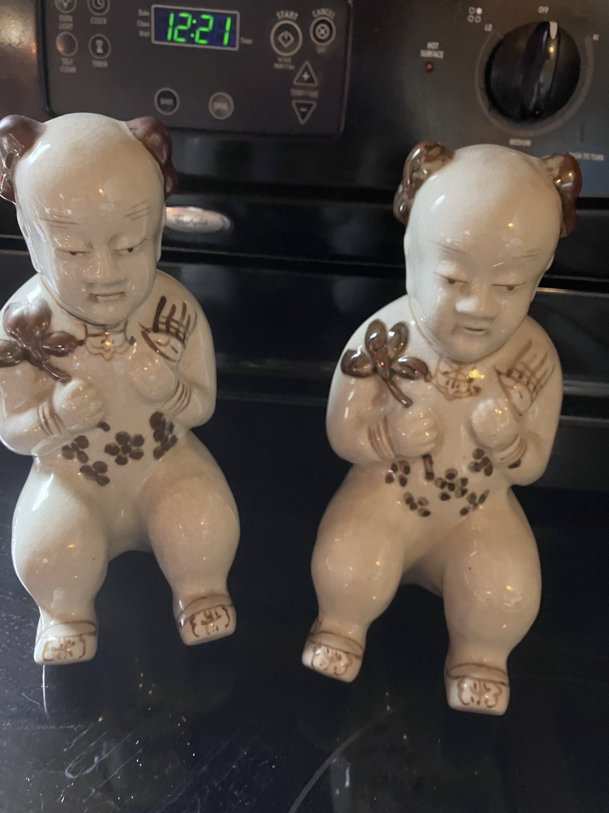 Set CIZHOU Porcelain BOYS China, Ming 8.25 x 5” Opium Head Rests Figures Glazed Set CIZHOU Porcelain BOYS China, Ming 8.25 x 5” Opium Head Rests Figures Glazed