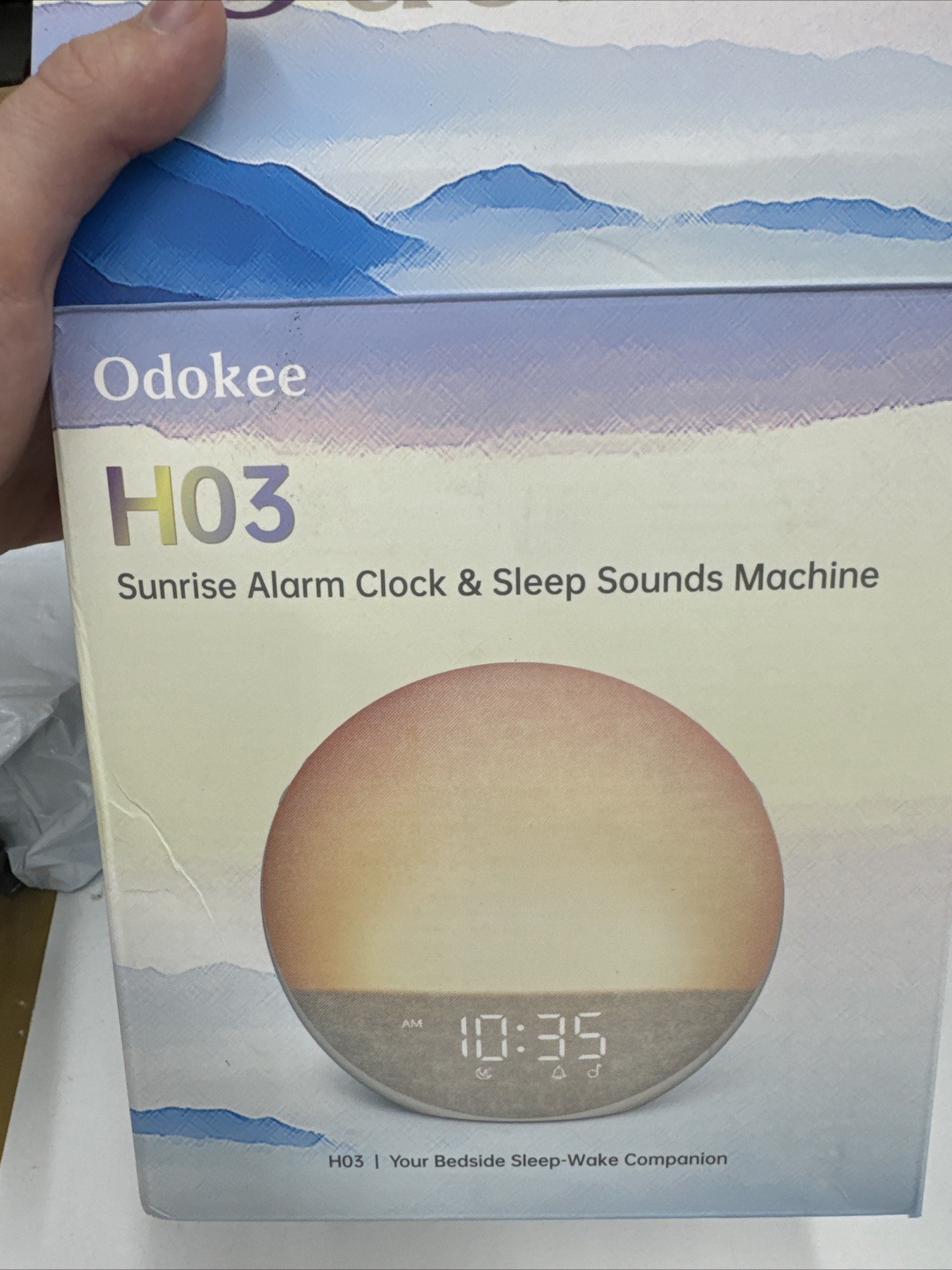 Odokee Sunrise Alarm Clock and Sleep Sounds Machine H03 Putty - NEW NIOB Odokee Sunrise Alarm Clock and Sleep Sounds Machine H03 Putty - NEW NIOB