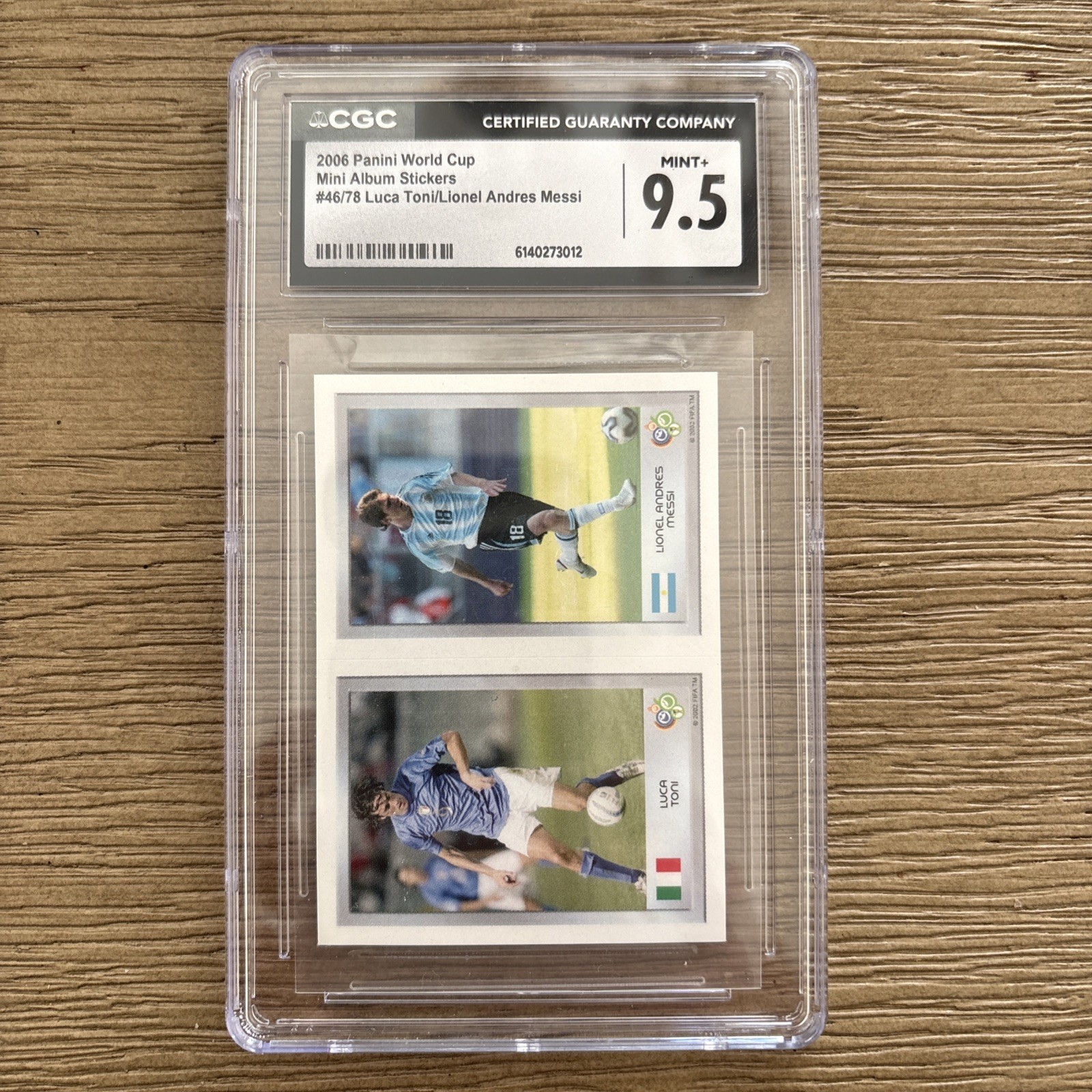 RARE 2006 MESSI Rookie Set World Cup CGC 9.5 FIFA WC Rare SSP RC Pop 1 RARE 2006 MESSI Rookie Set World Cup CGC 9.5 FIFA WC Rare SSP RC Pop 1