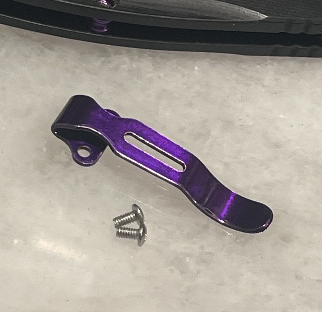 Translucent Purple Pocket Clip For Benchmade Bugout 535 Osborne 945 940 Knife Translucent Purple Pocket Clip For Benchmade Bugout 535 Osborne 945 940 Knife