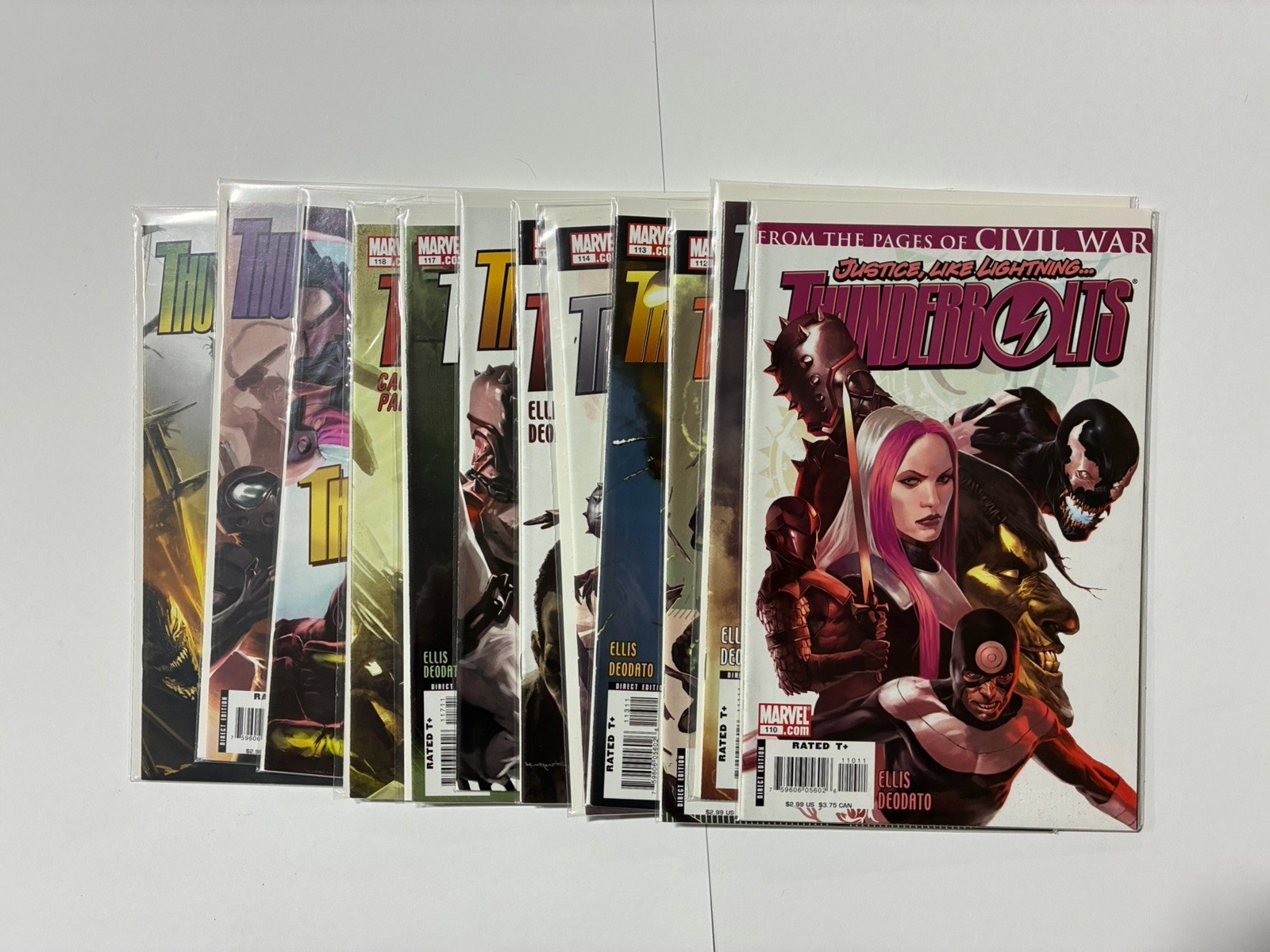 Thunderbolts 110-121 Complete Warren Ellis NM Near Mint 2007 Marvel Thunderbolts 110-121 Complete Warren Ellis NM Near Mint 2007 Marvel