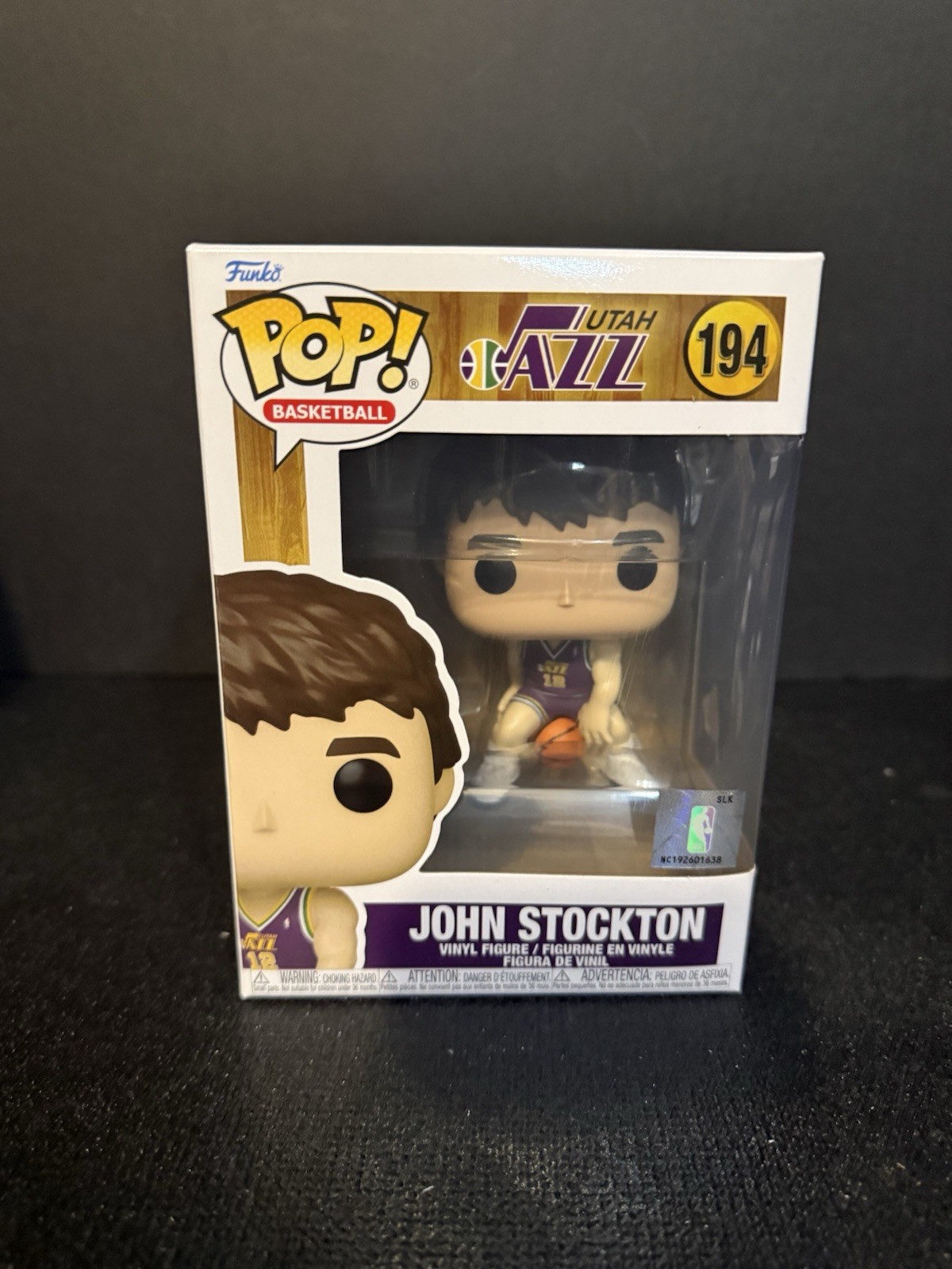 FUNKO POP  JOHN STOCKTON 194 UTAH JAZZ POP BASKETBALL P02