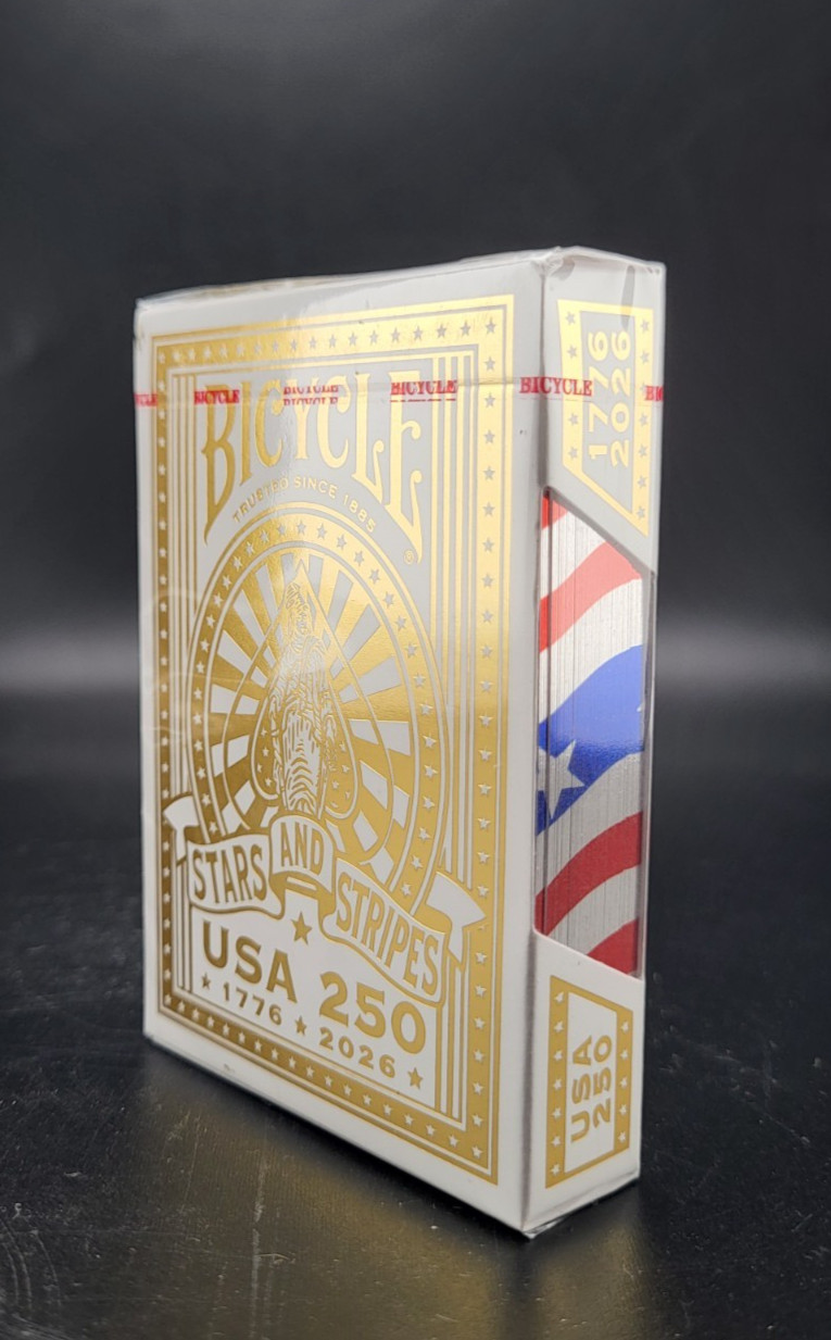 Bicycle America 250th Anniversary - Flag Gilded - New Sealed Bicycle America 250th Anniversary - Flag Gilded - New Sealed