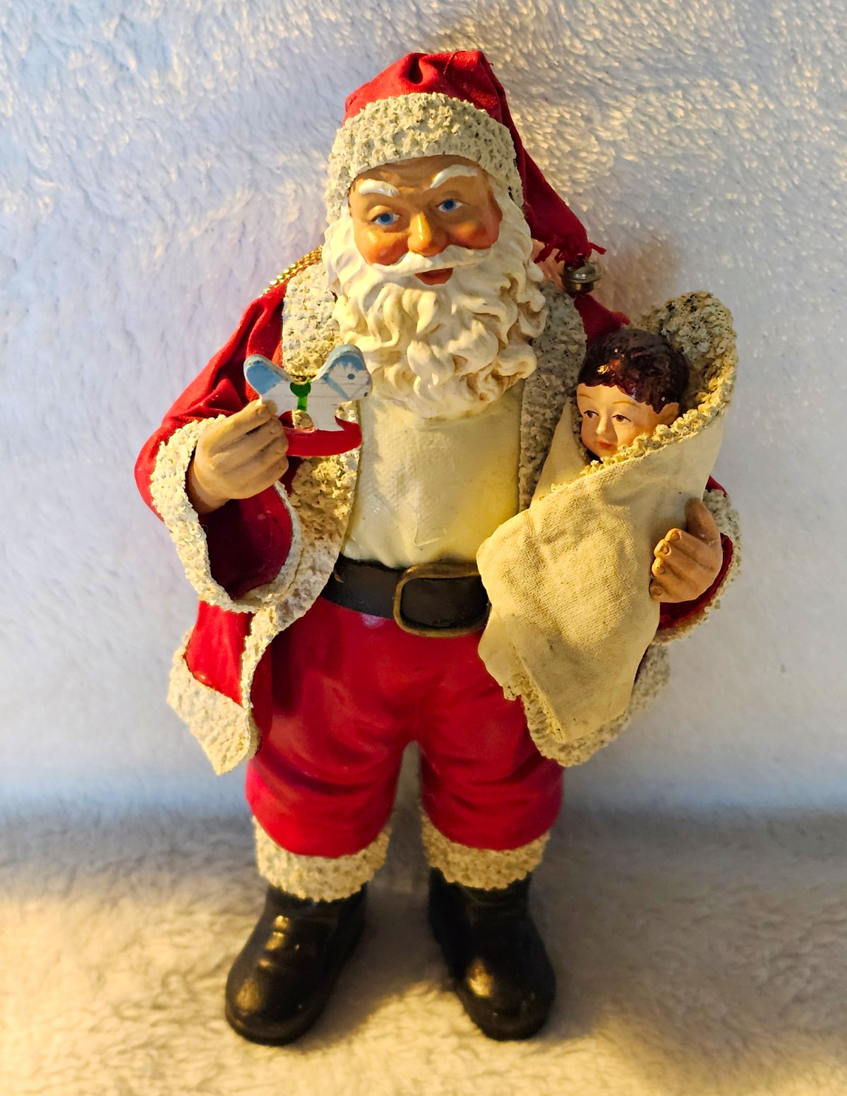 Vintage Possible Dreams Santa Claus Figurine "Baby's First Christmas" 1994 Vintage Possible Dreams Santa Claus Figurine "Baby's First Christmas" 1994