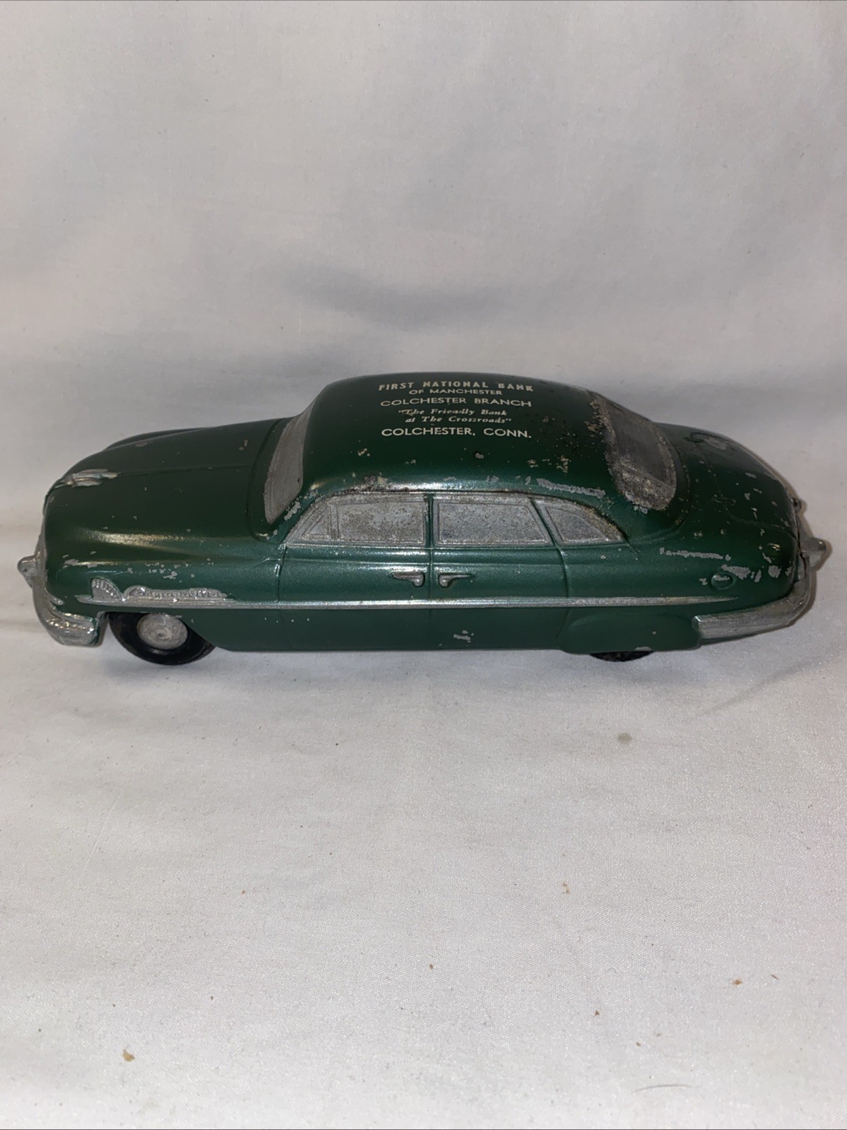 RARE VINTAGE 1951 Lincoln Cosmopolitan Car Banthrico First National Bank Green RARE VINTAGE 1951 Lincoln Cosmopolitan Car Banthrico First National Bank Green