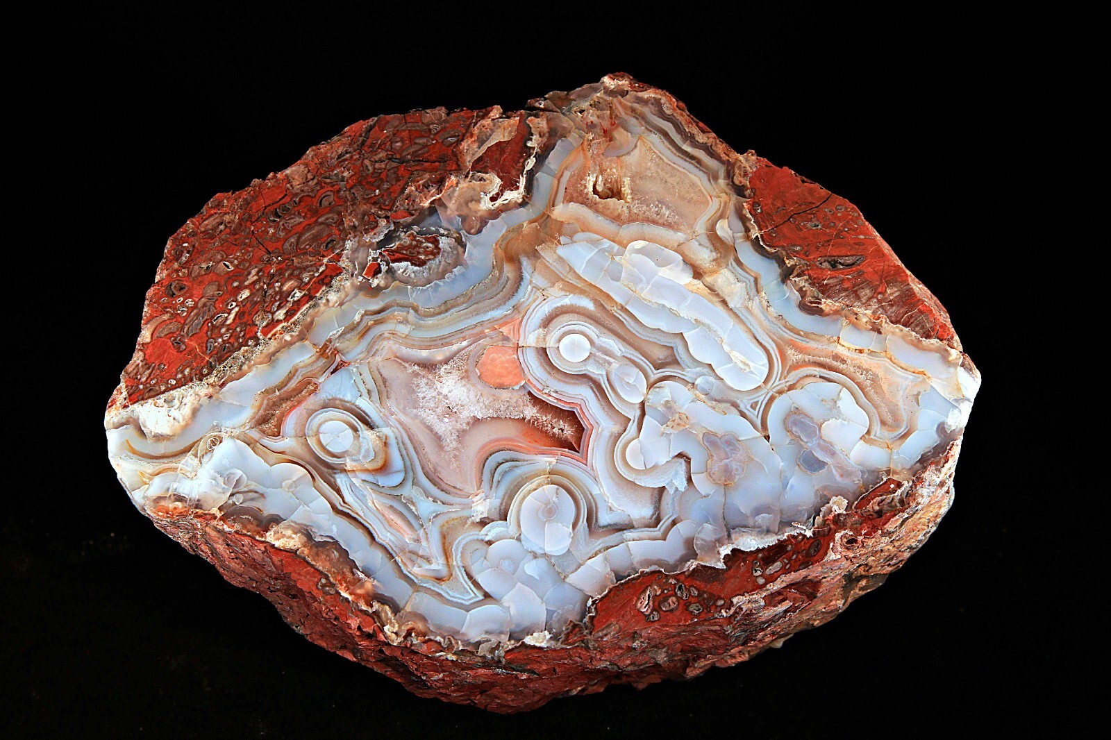 Very Large Polished Turkish Agate Halves Very Large Polished Turkish Agate Halves
