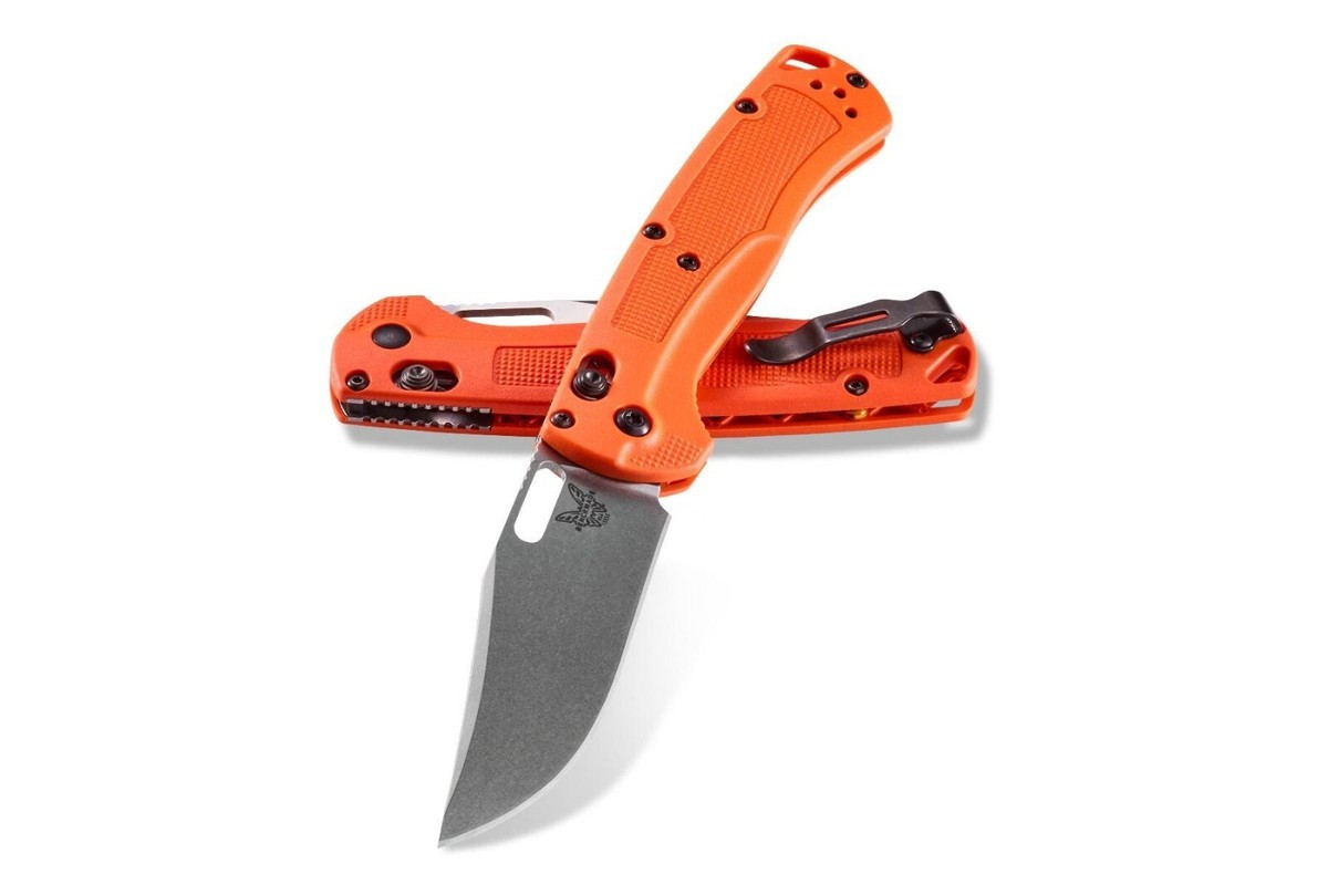 Benchmade Hunt Taggedout Folding Knife 3.5" Drop Point Blade Grivory - 15535 Benchmade Hunt Taggedout Folding Knife 3.5" Drop Point Blade Grivory - 15535