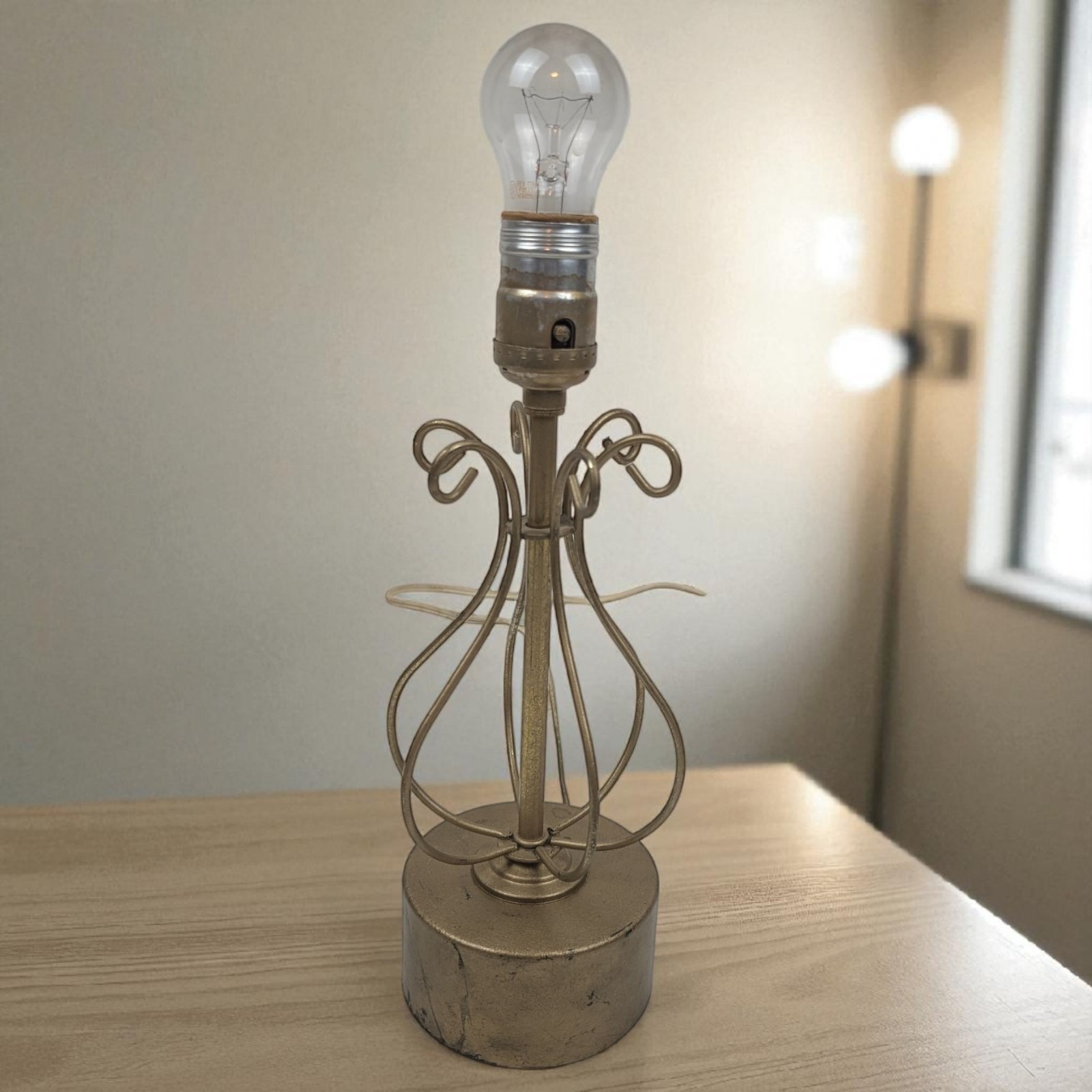 Vtg 60s MCM Atomic Design Desk / Table Lamp - Tested Working Vtg 60s MCM Atomic Design Desk / Table Lamp - Tested Working