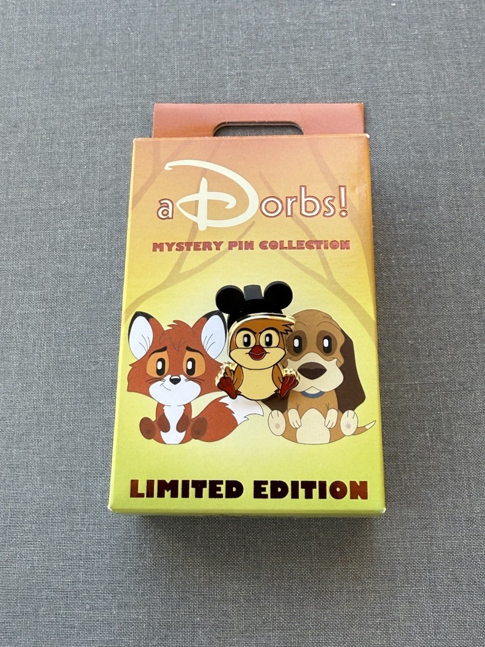 Disney WDI MOG Glendale aDorbs Fox and the Hound 45th Dinky Chaser Pin Disney WDI MOG Glendale aDorbs Fox and the Hound 45th Dinky Chaser Pin