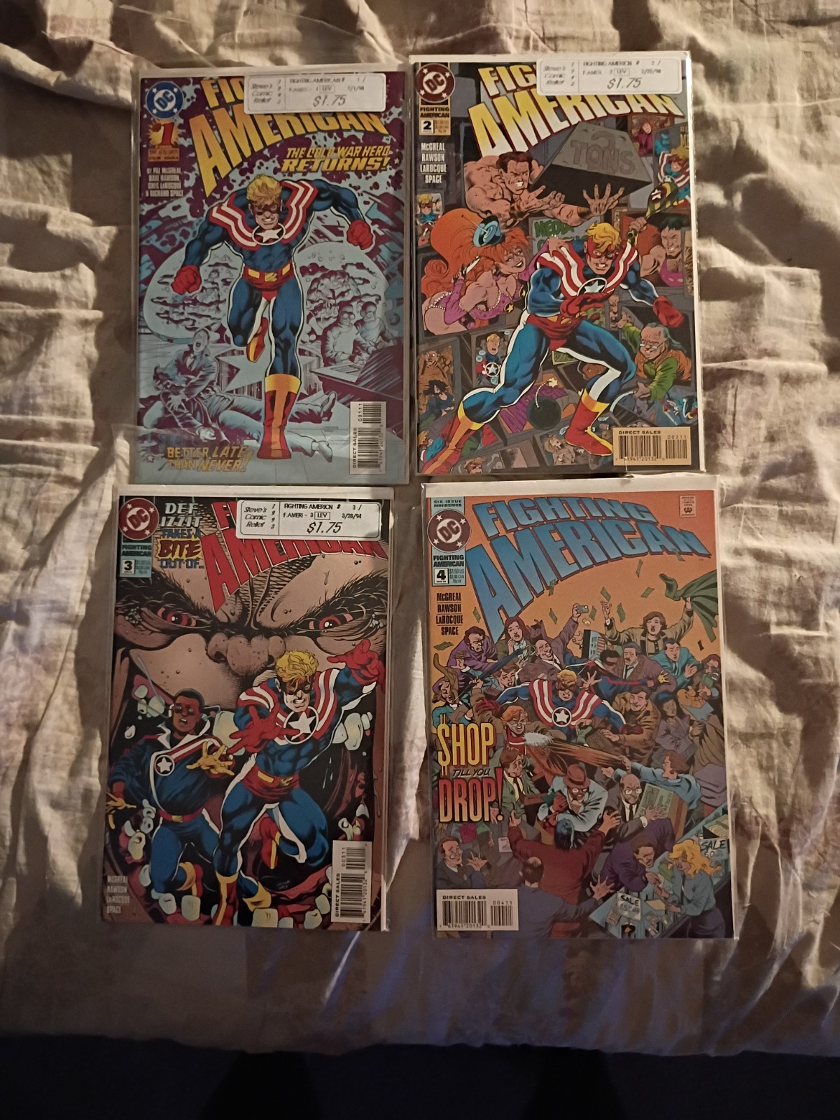 Dc Comics Fighting American 1994 Issues 1-4 Dc Comics Fighting American 1994 Issues 1-4