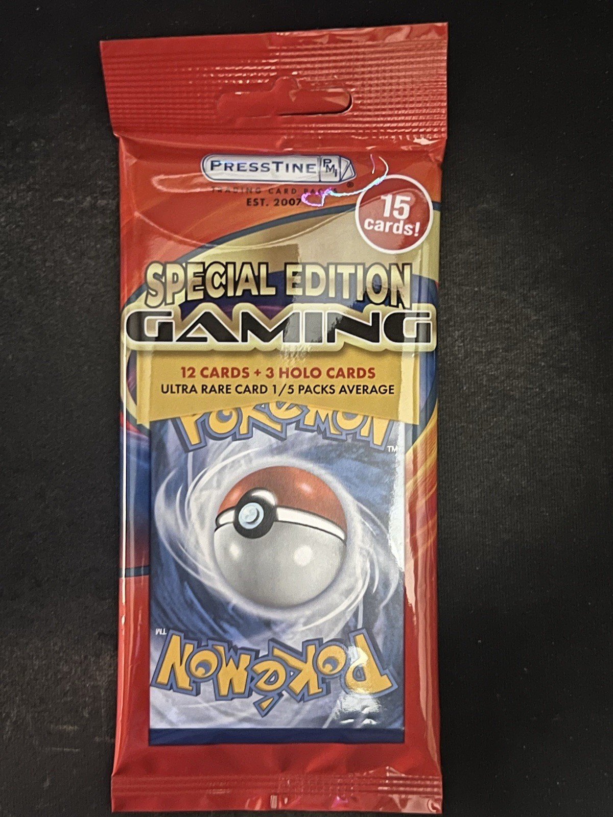 Pokemon Special Edition Gaming Presstine 15 Card Pack Pokemon Special Edition Gaming Presstine 15 Card Pack