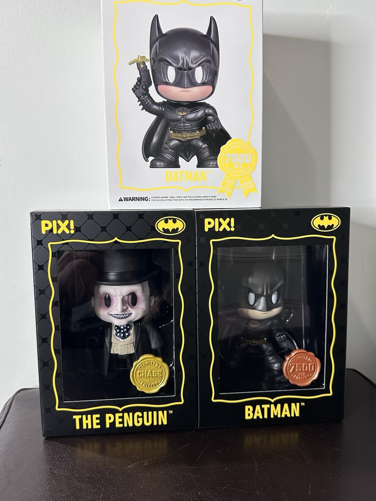 thrilljoy PIX Pop Culture Immortalized Batman & Penguin Chase Figurine 1:6 