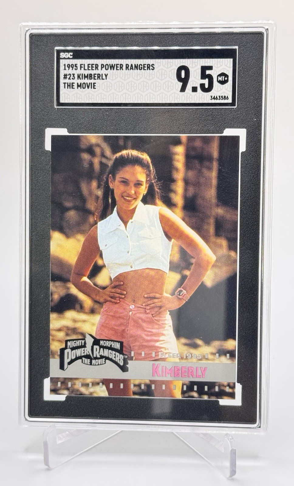 1995 Fleer Power Rangers Movie Kimberly #23 SGC 9.5 Pink Ranger 1995 Fleer Power Rangers Movie Kimberly #23 SGC 9.5 Pink Ranger