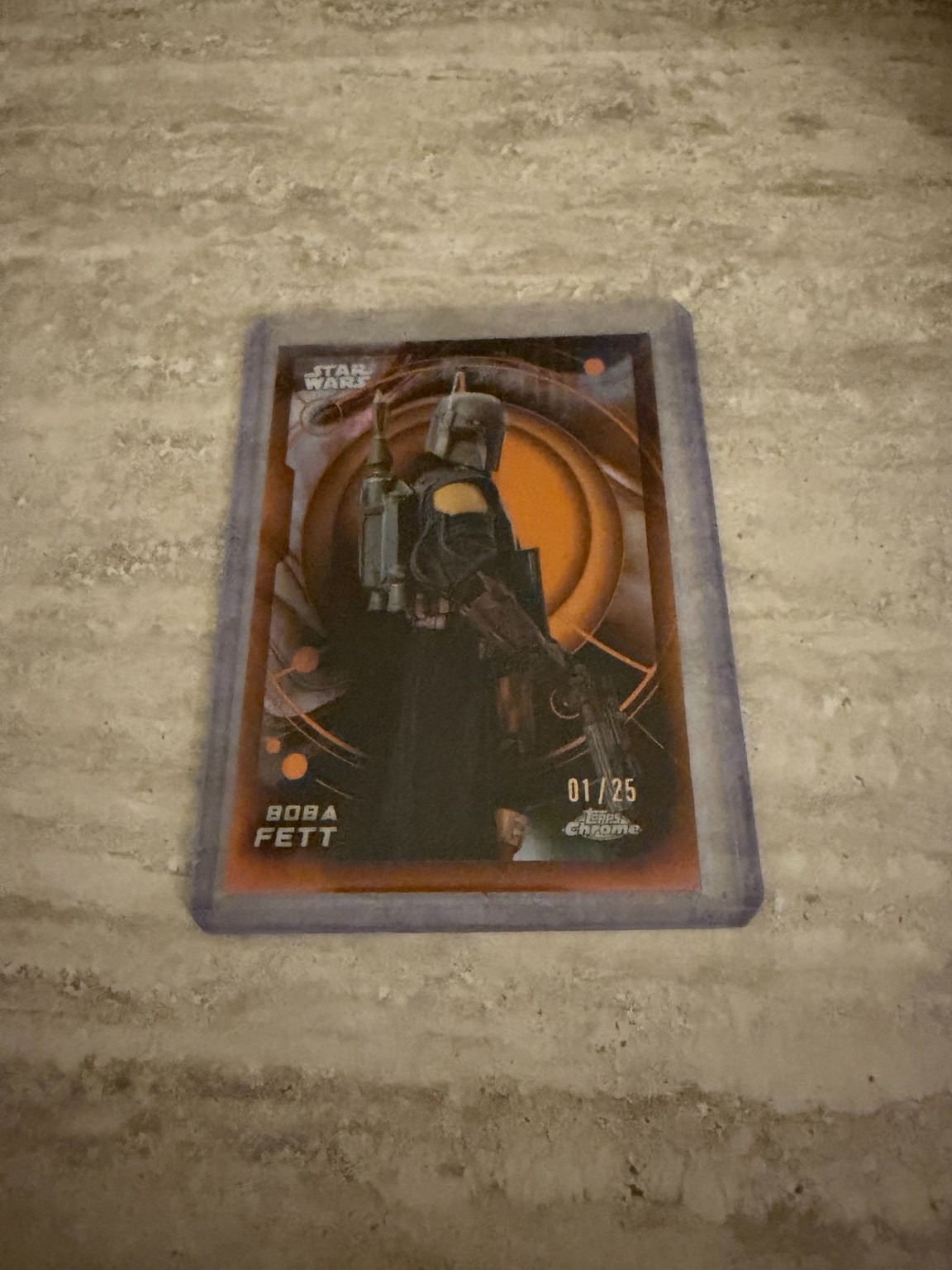 2026 Topps Chrome Star Wars Boba Fett #165 Orange Refractor 01/25 SSP 2026 Topps Chrome Star Wars Boba Fett #165 Orange Refractor 01/25 SSP