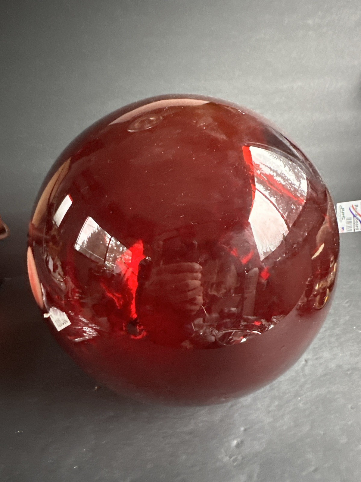 Large red glass ball that can be used as a collector's item 10,5 Inches #R26 Large red glass ball that can be used as a collector's item 10,5 Inches #R26