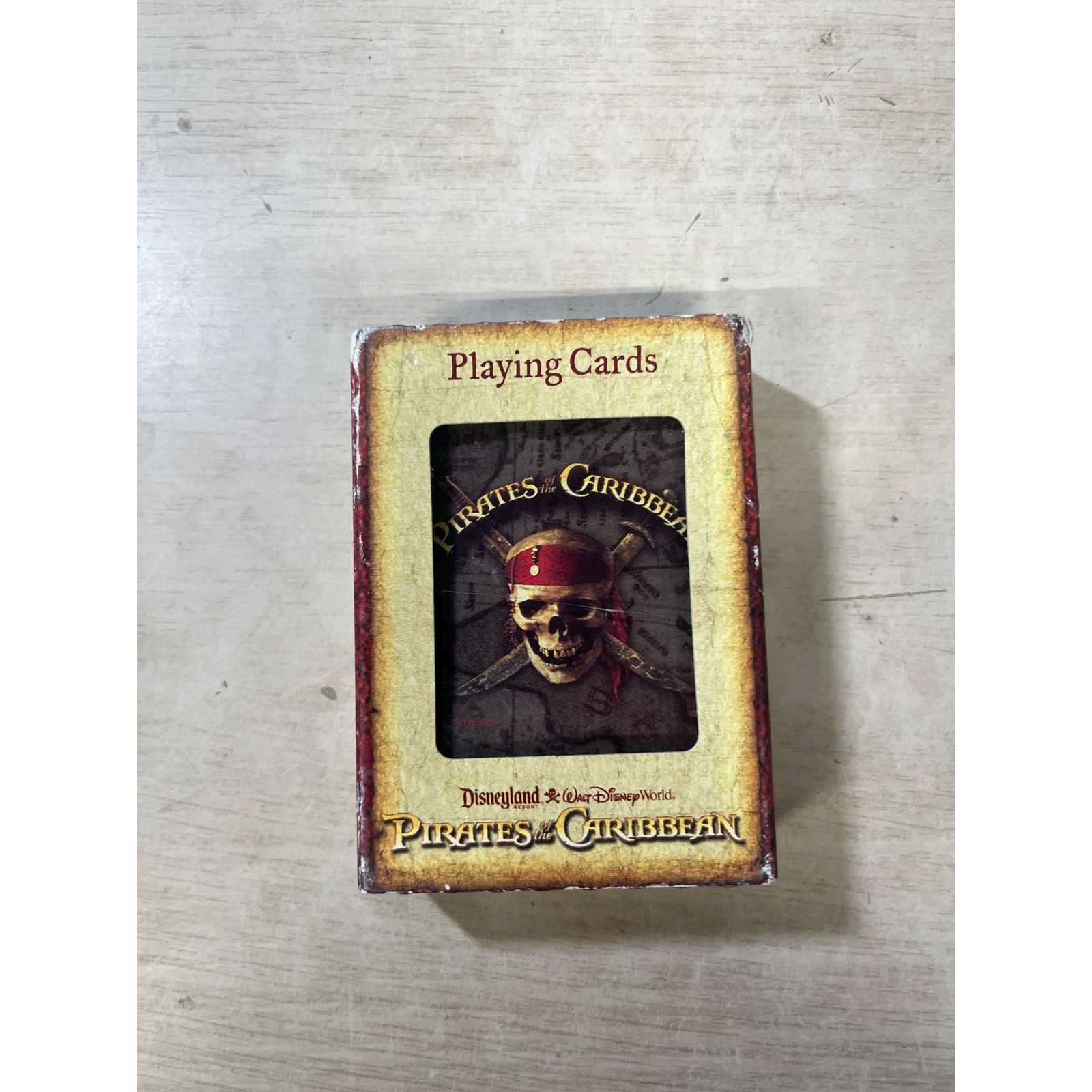 Disney Parks Pirates of the Caribbean Playing Cards Deck Disneyland WDW Skull Disney Parks Pirates of the Caribbean Playing Cards Deck Disneyland WDW Skull