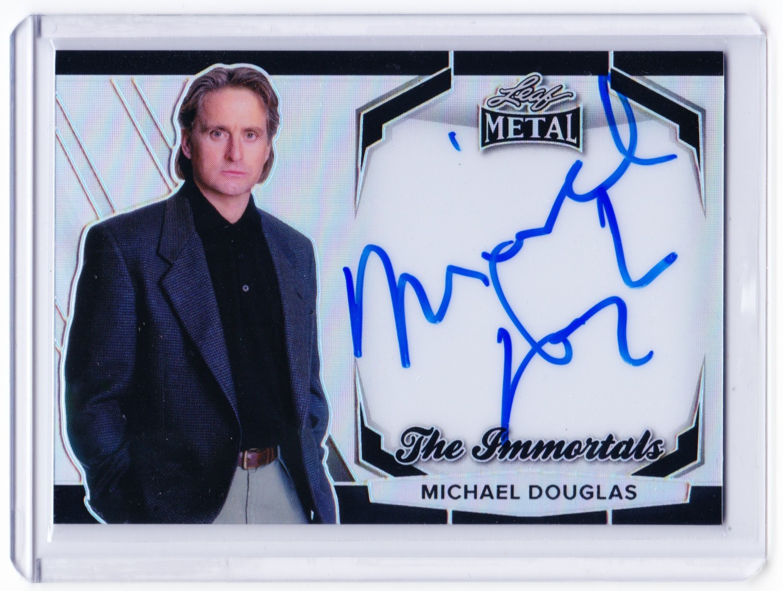 Michael Douglas 2025 Leaf Metal Pop Century On-Card Autograph Card # /100 Auto